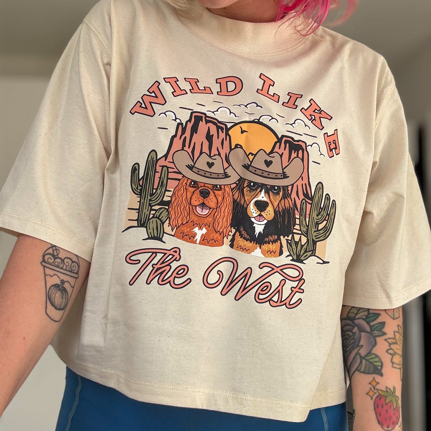 Wild Like the West Personalised Dog Boxy T-Shirt | Syd&Co