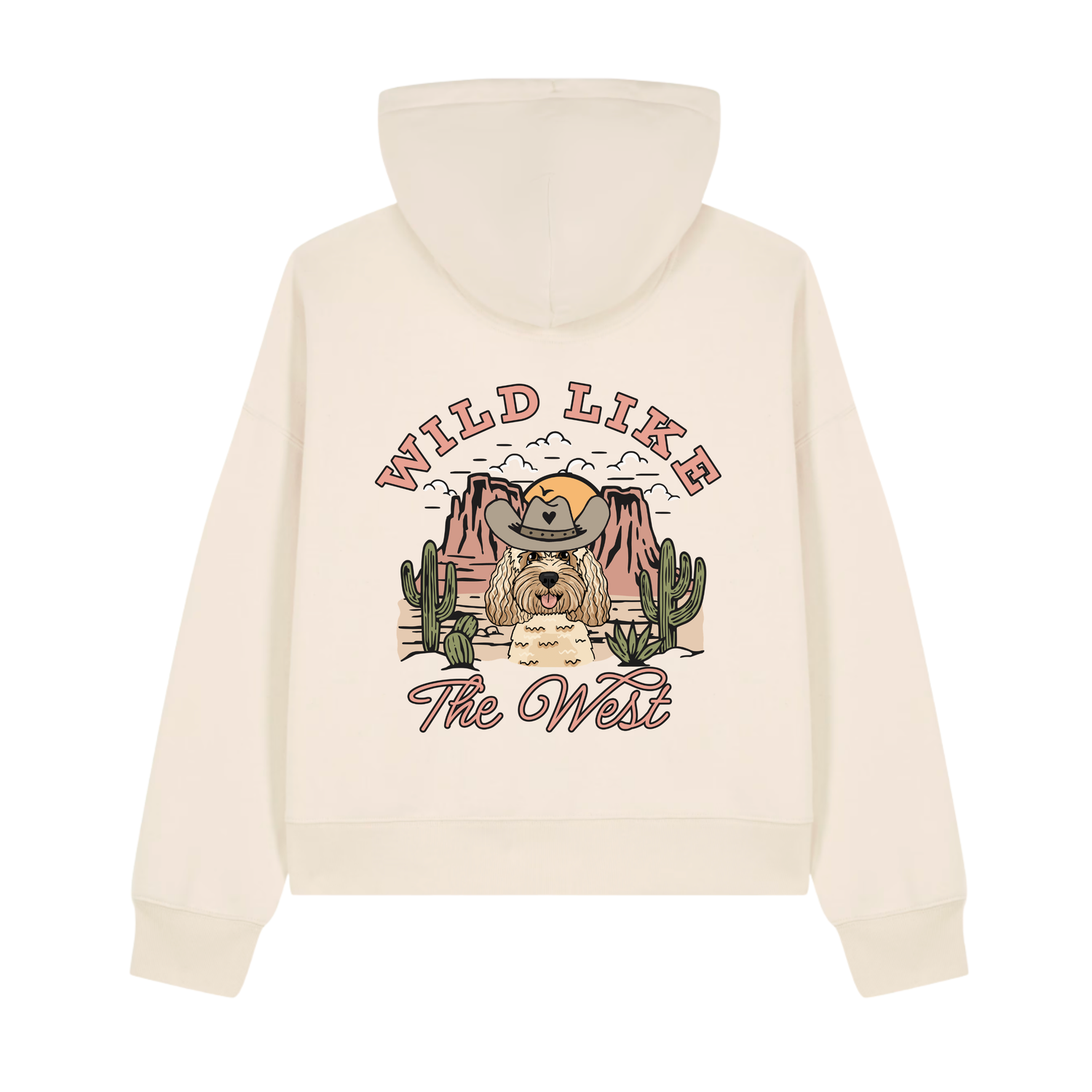 Wild Like the West Personalised Dog Boxy Zippy | Syd&Co