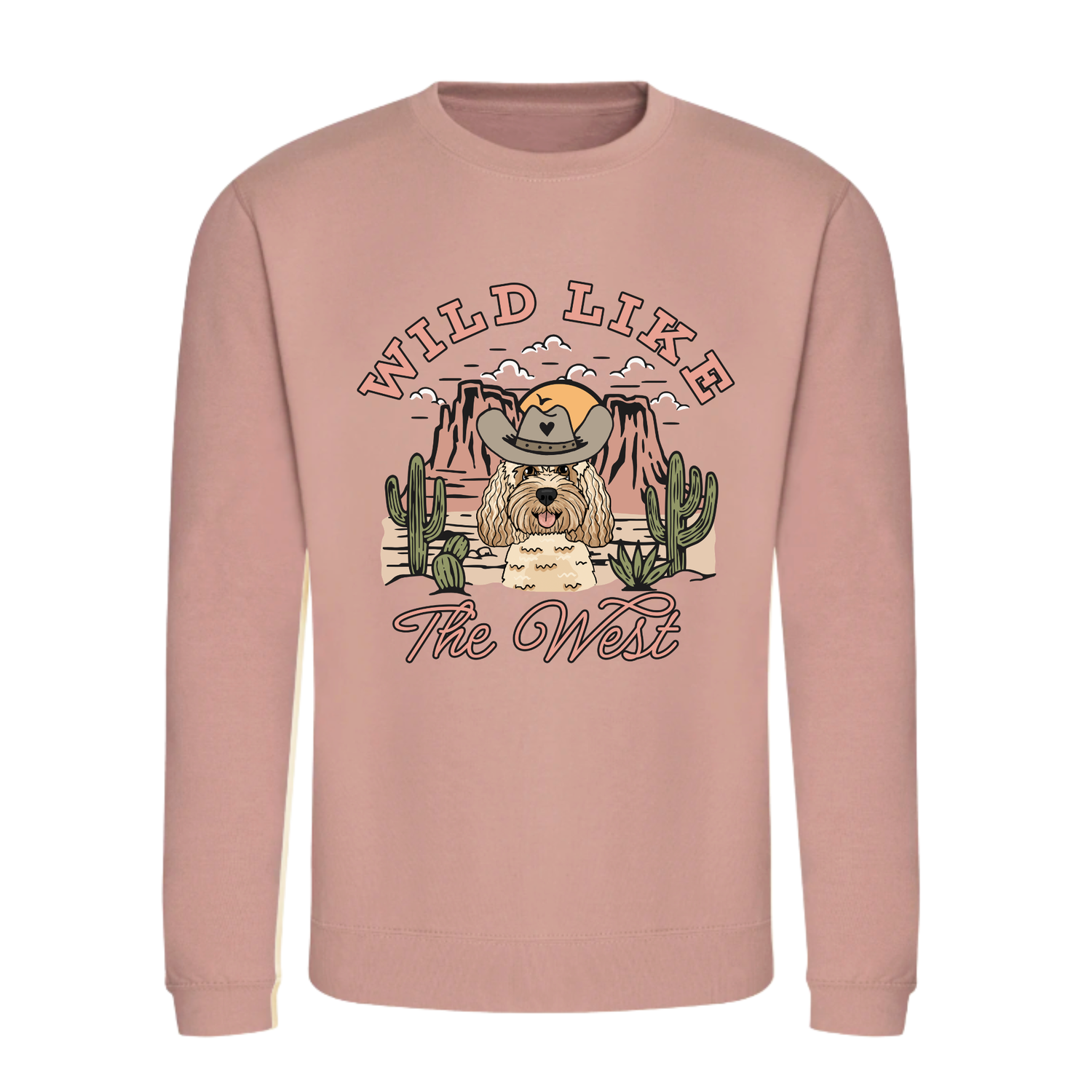 Wild Like the West sweatshirt | Personalised Dog Sweatshirt