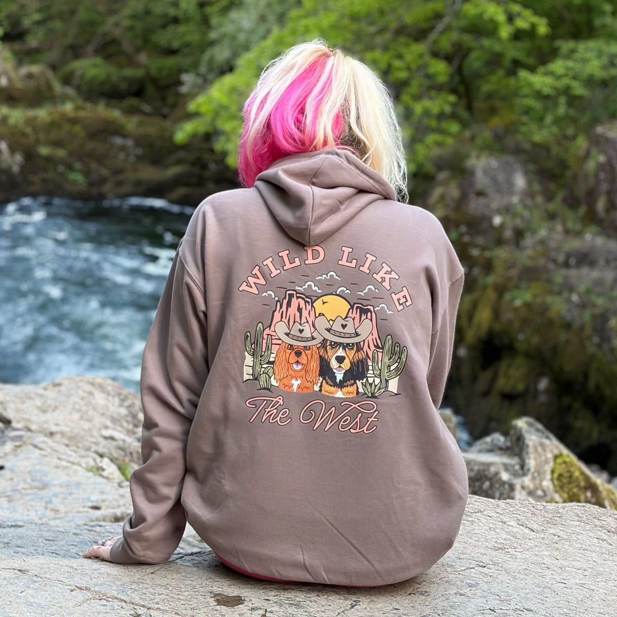 Wild Like the West Hoodie | Personalised Dog Hoody