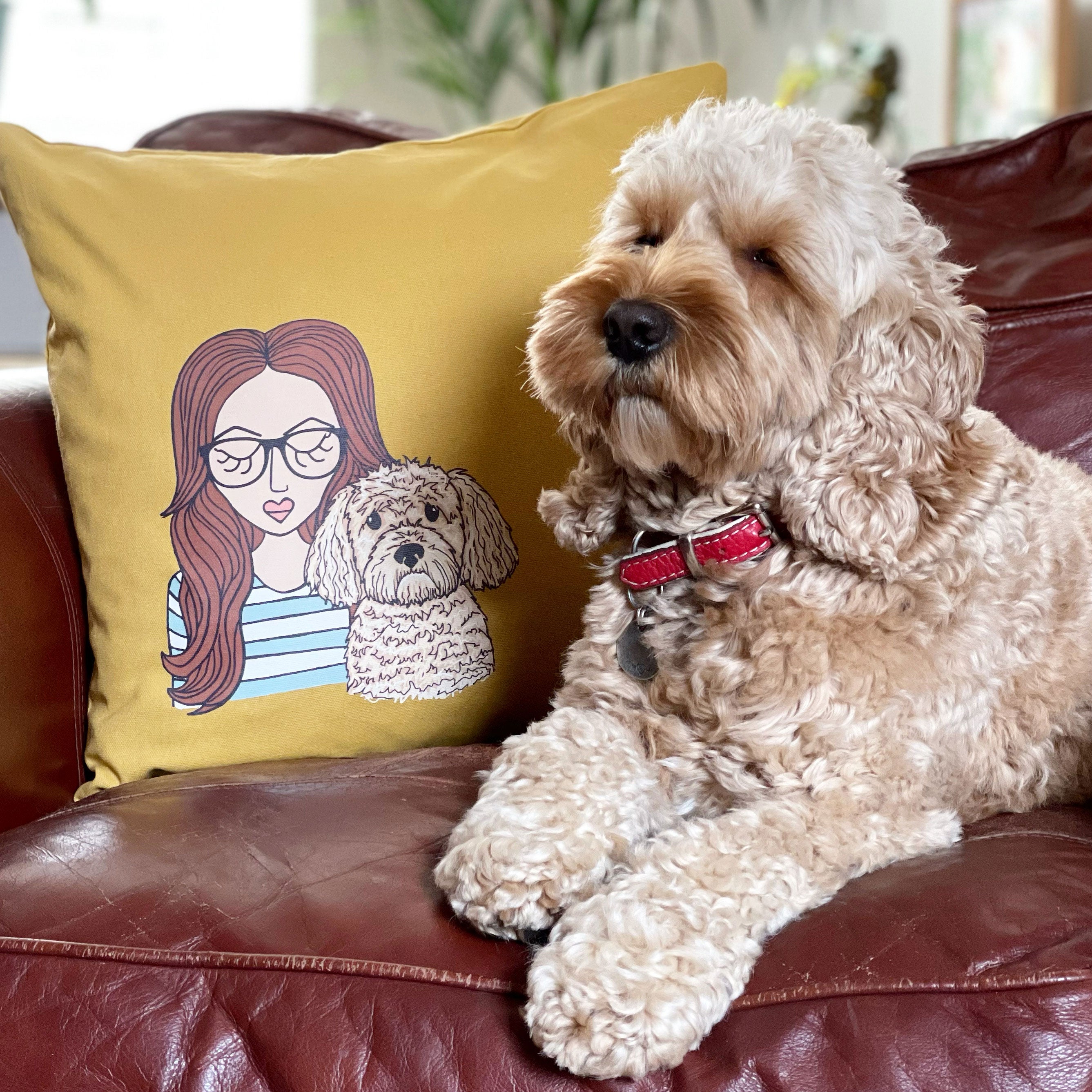 Personalised Dog Mum Cushion