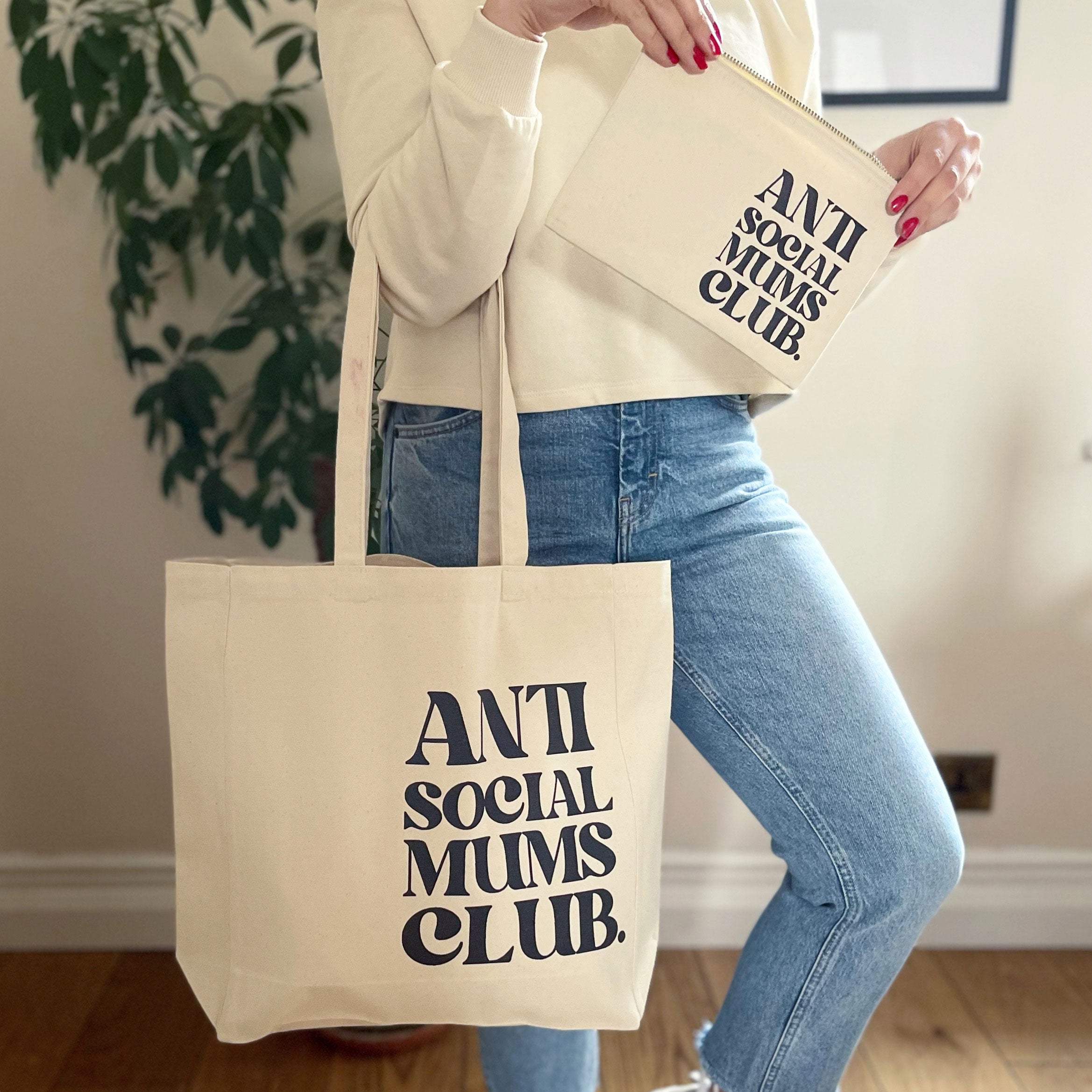 The Antisocial Mums Club Tote Bag