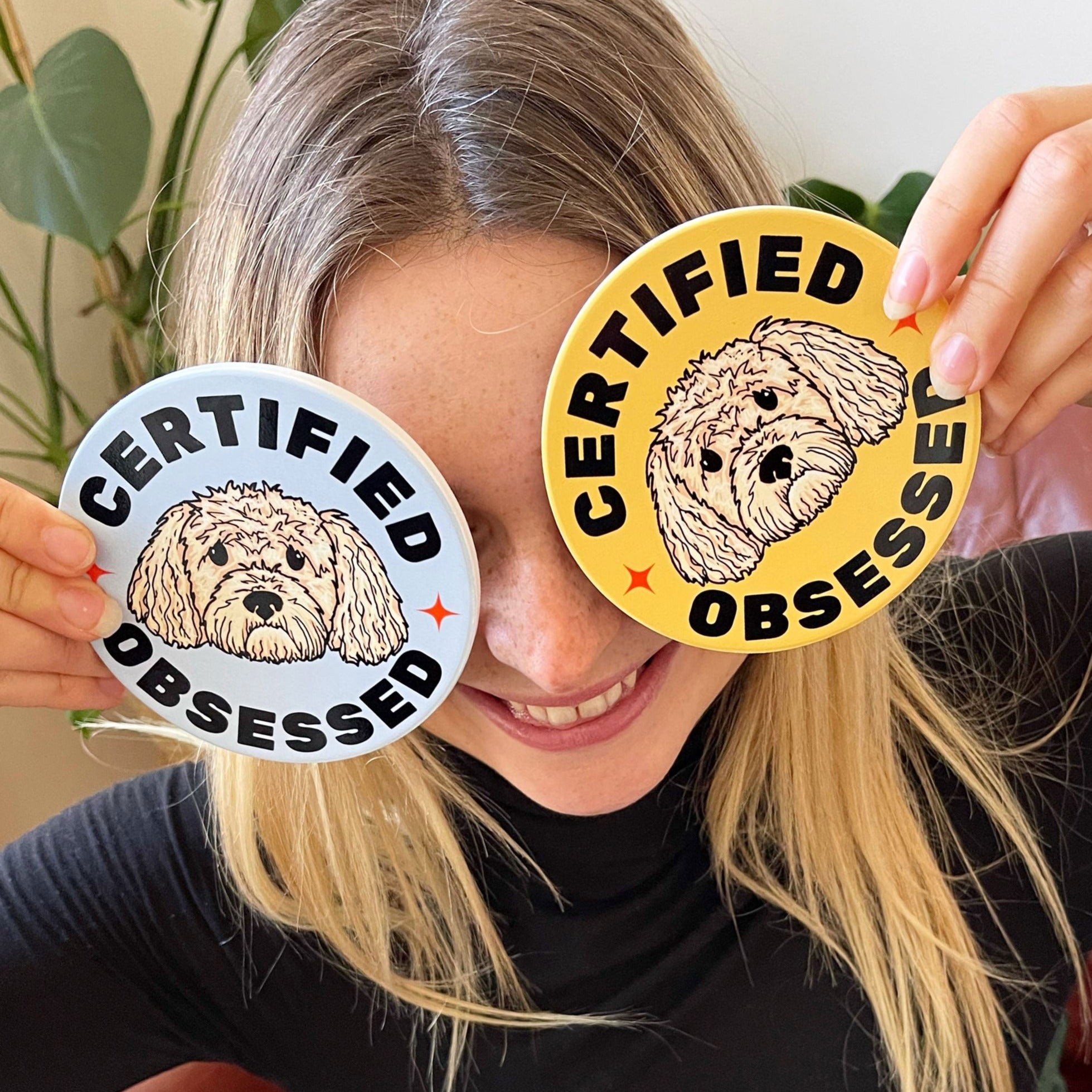 The Certified Obsessed Dog Lover Coaster