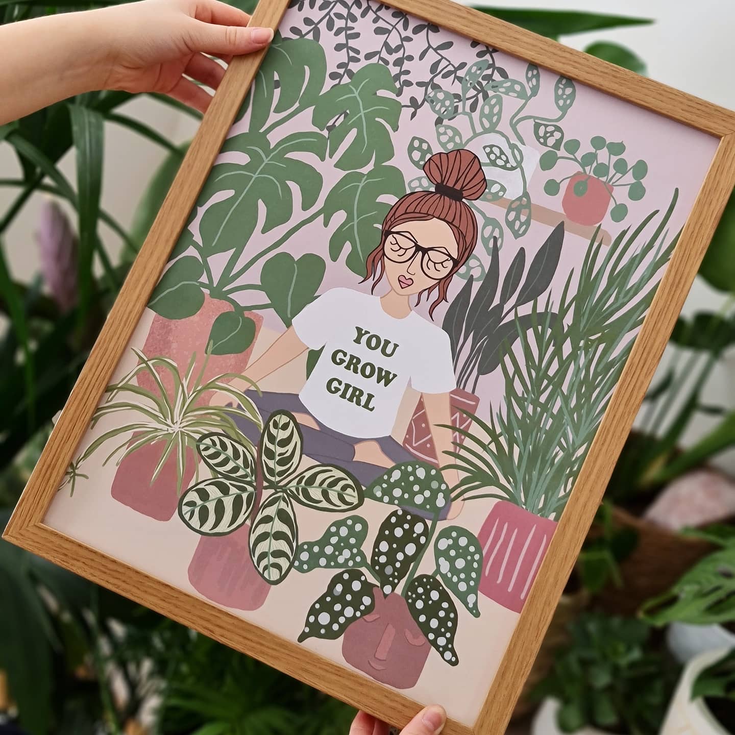 Personalised Crazy Plant Lady Print