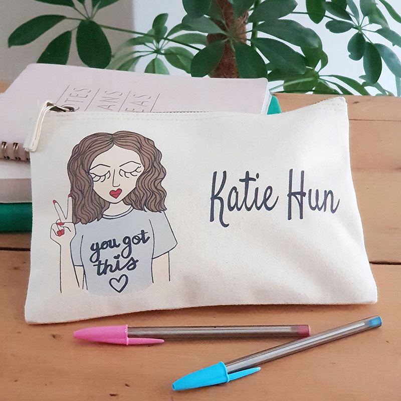 Create Your Own Positive Vibes Pencil Case
