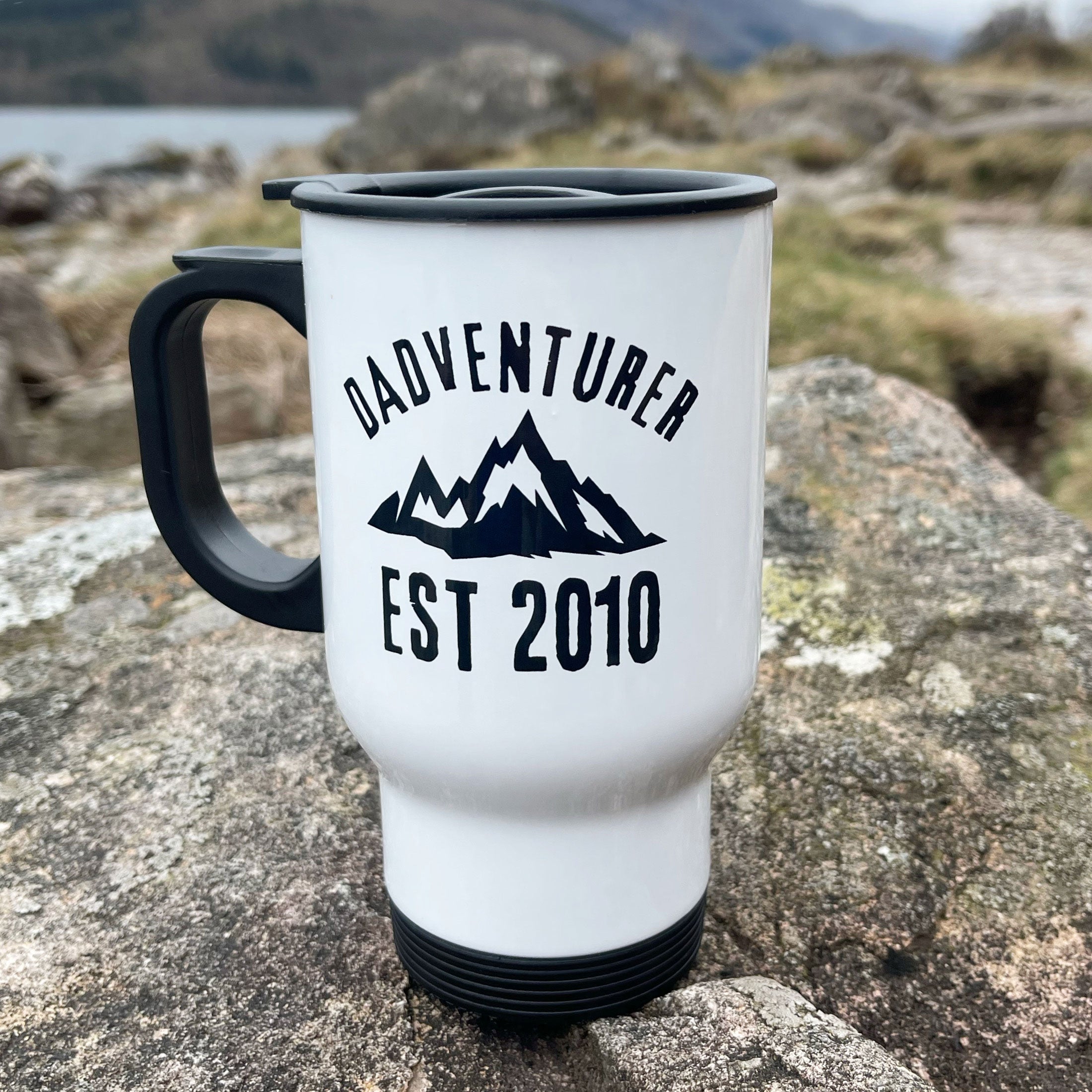 Personalised Dadventurer Travel Mug