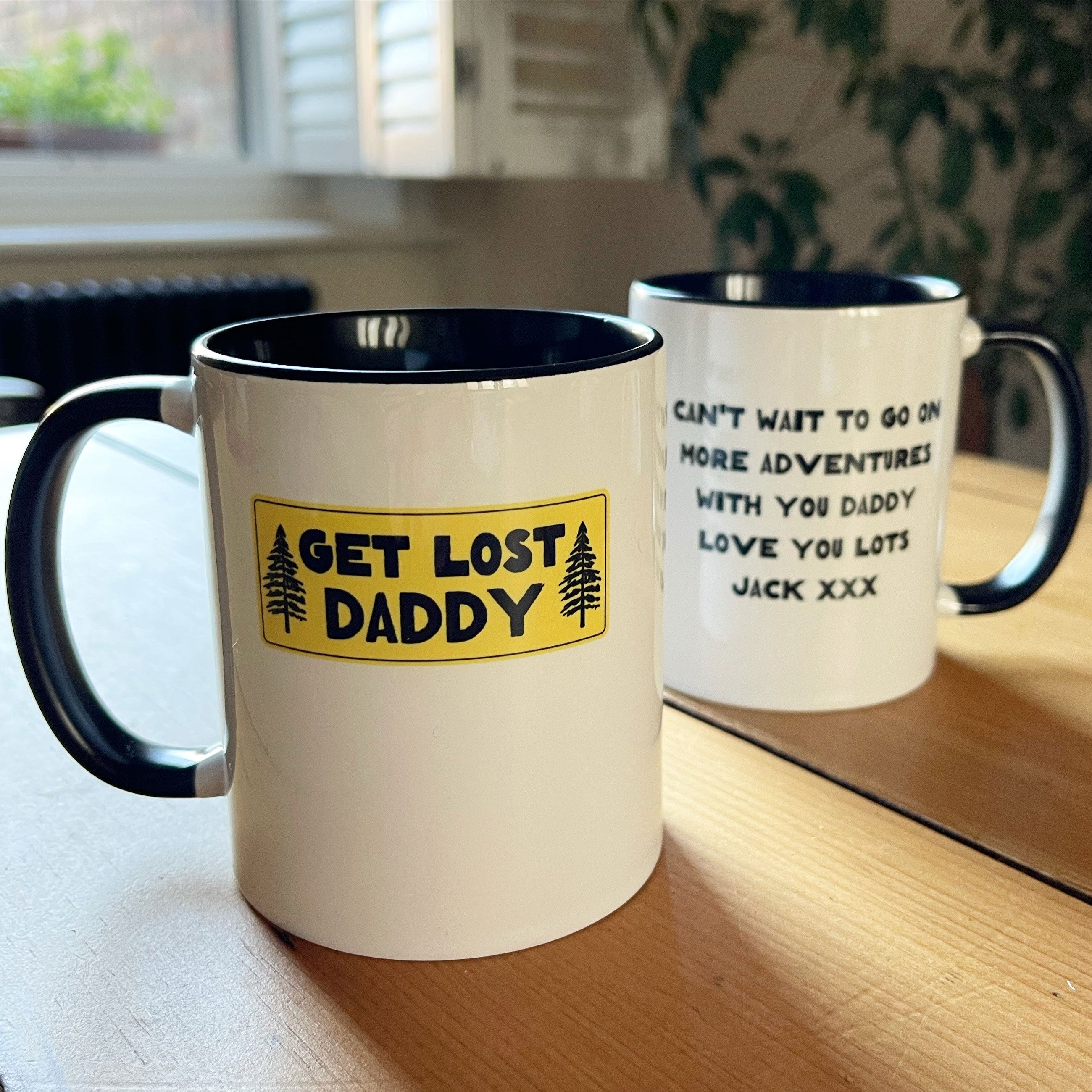 Personalised Get Lost Dad Fathers Day Mug