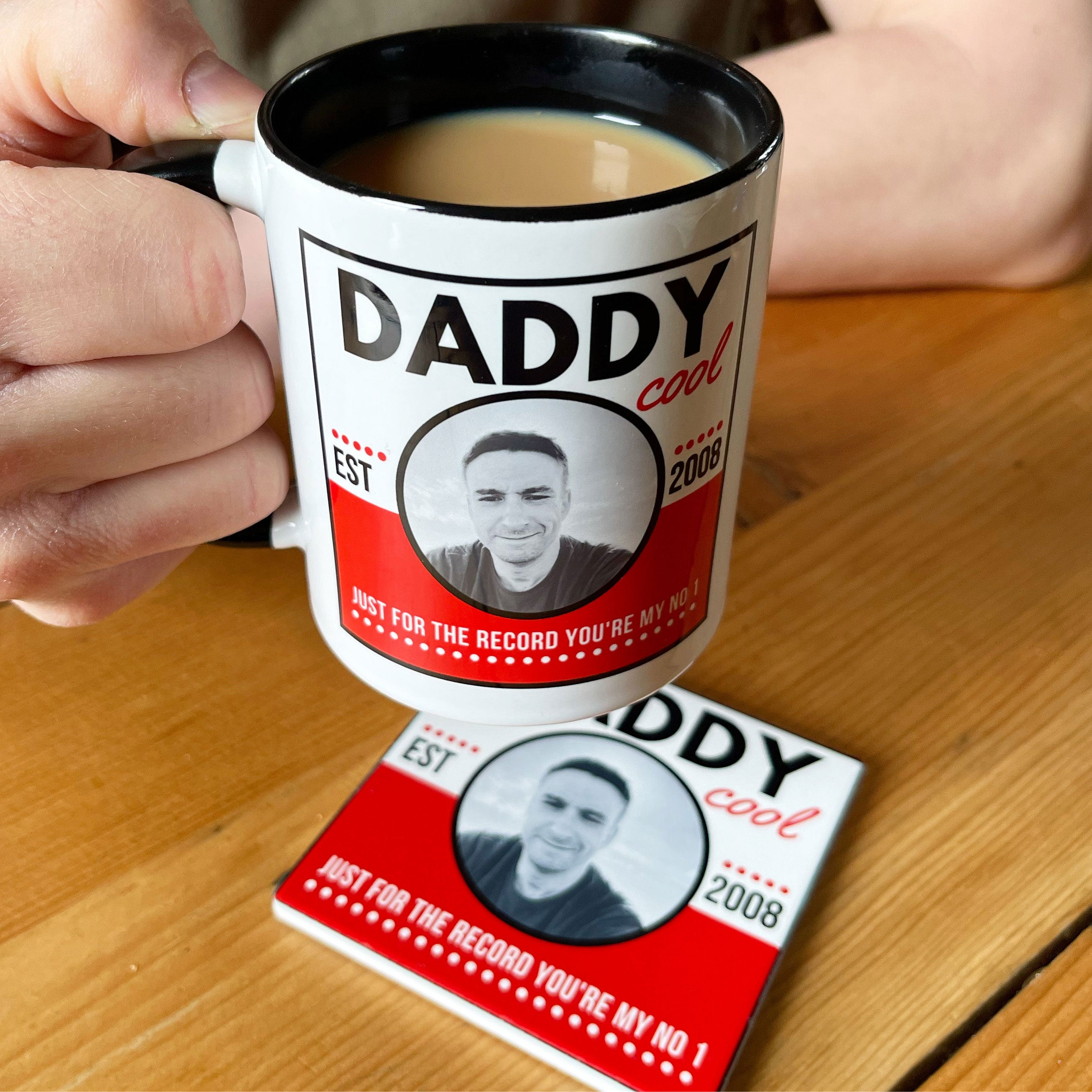 Personalised For The Record Photo Mug
