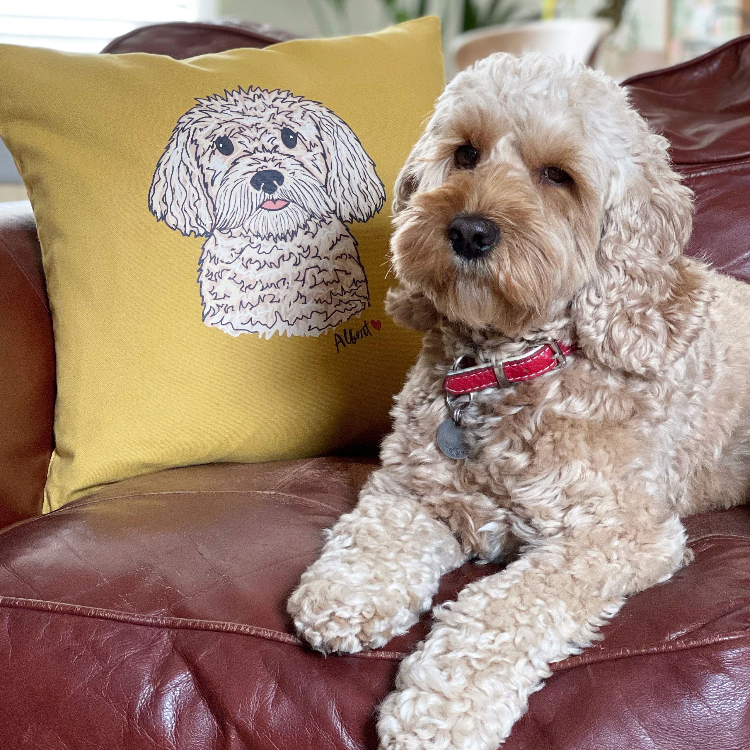 Personalised Dog Lover Cushion