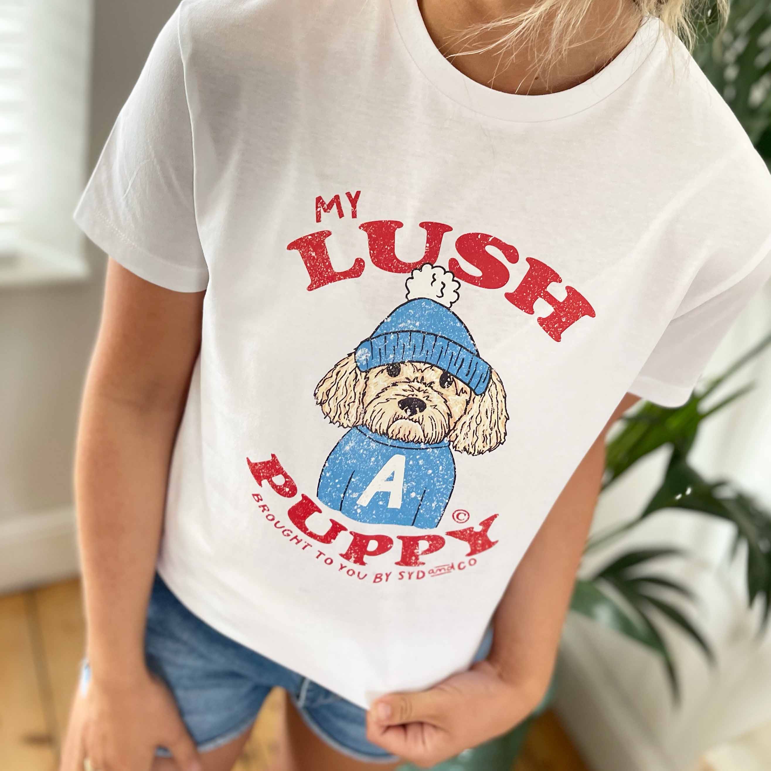 My Lush Puppy Personalised Dog T shirt