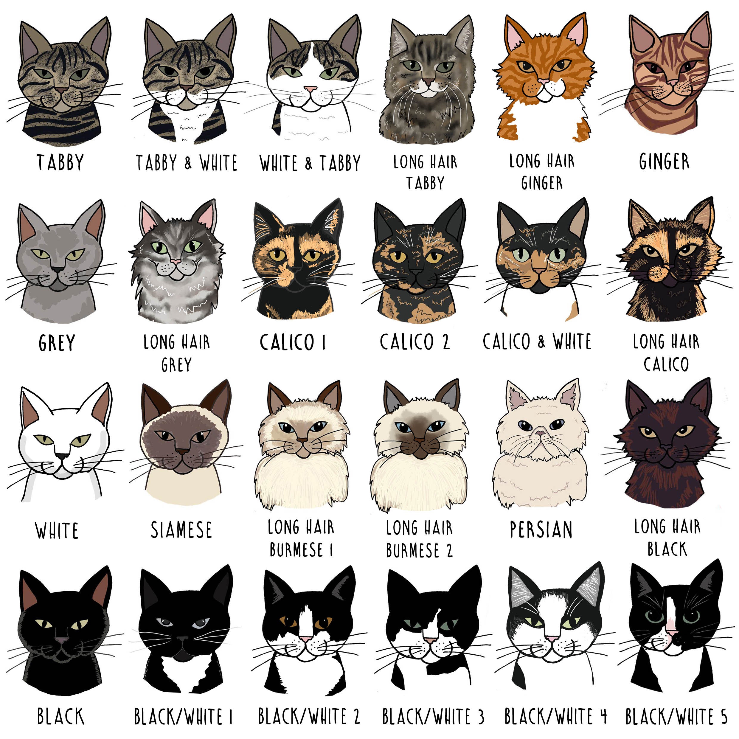 Personalised Cat Illustration Jumper