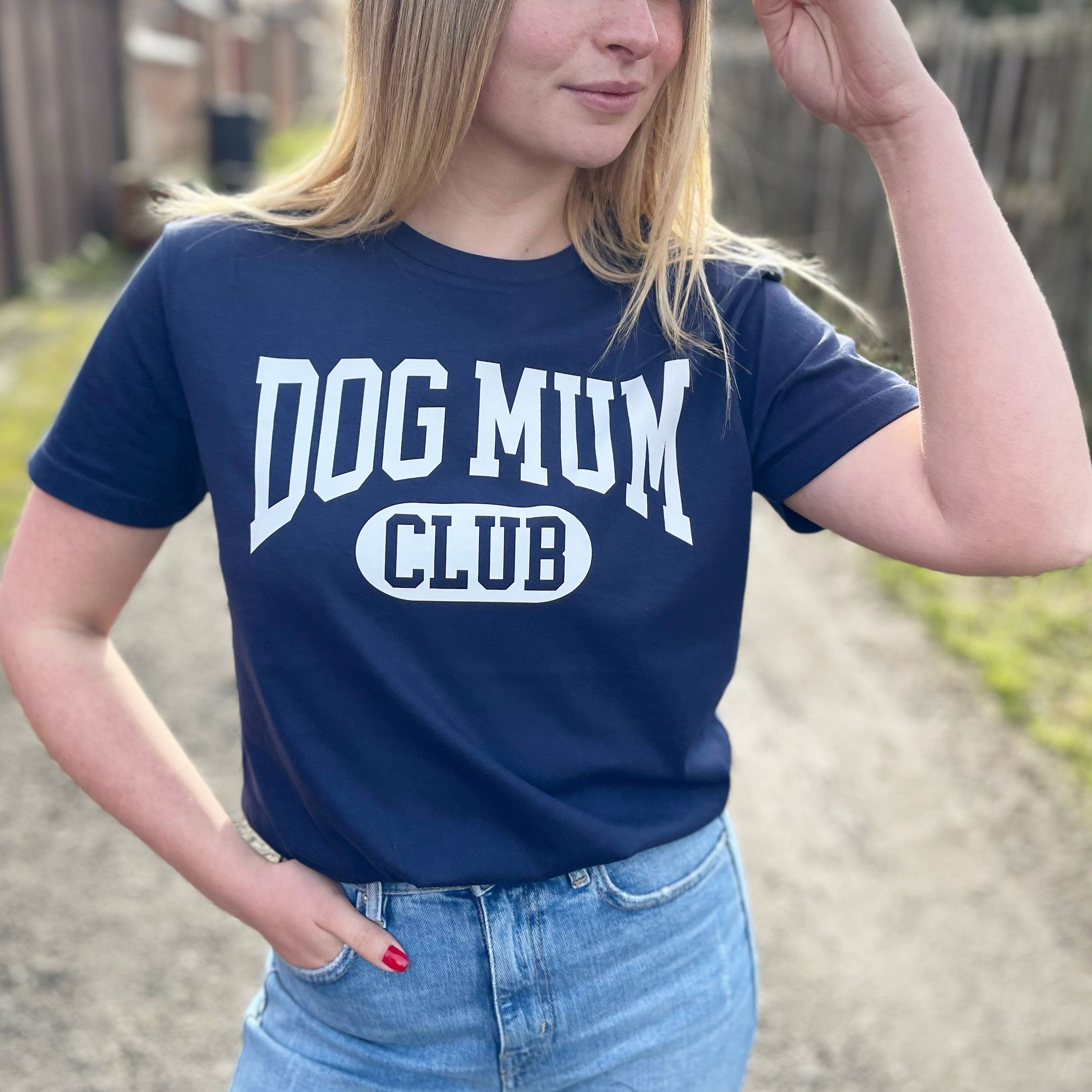 Dog Mum Club Organic T Shirt