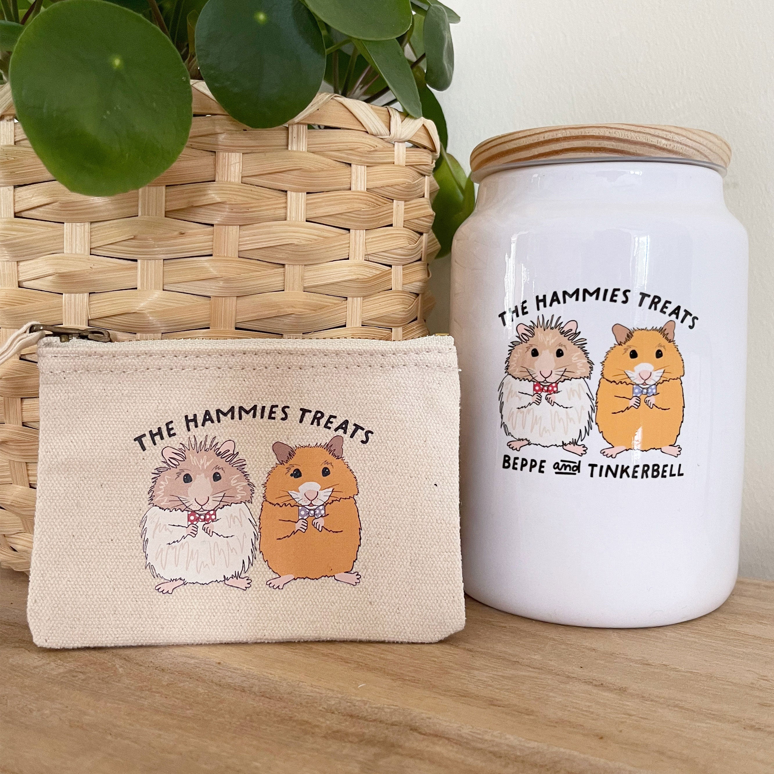 Personalised Hamster Treat Jar
