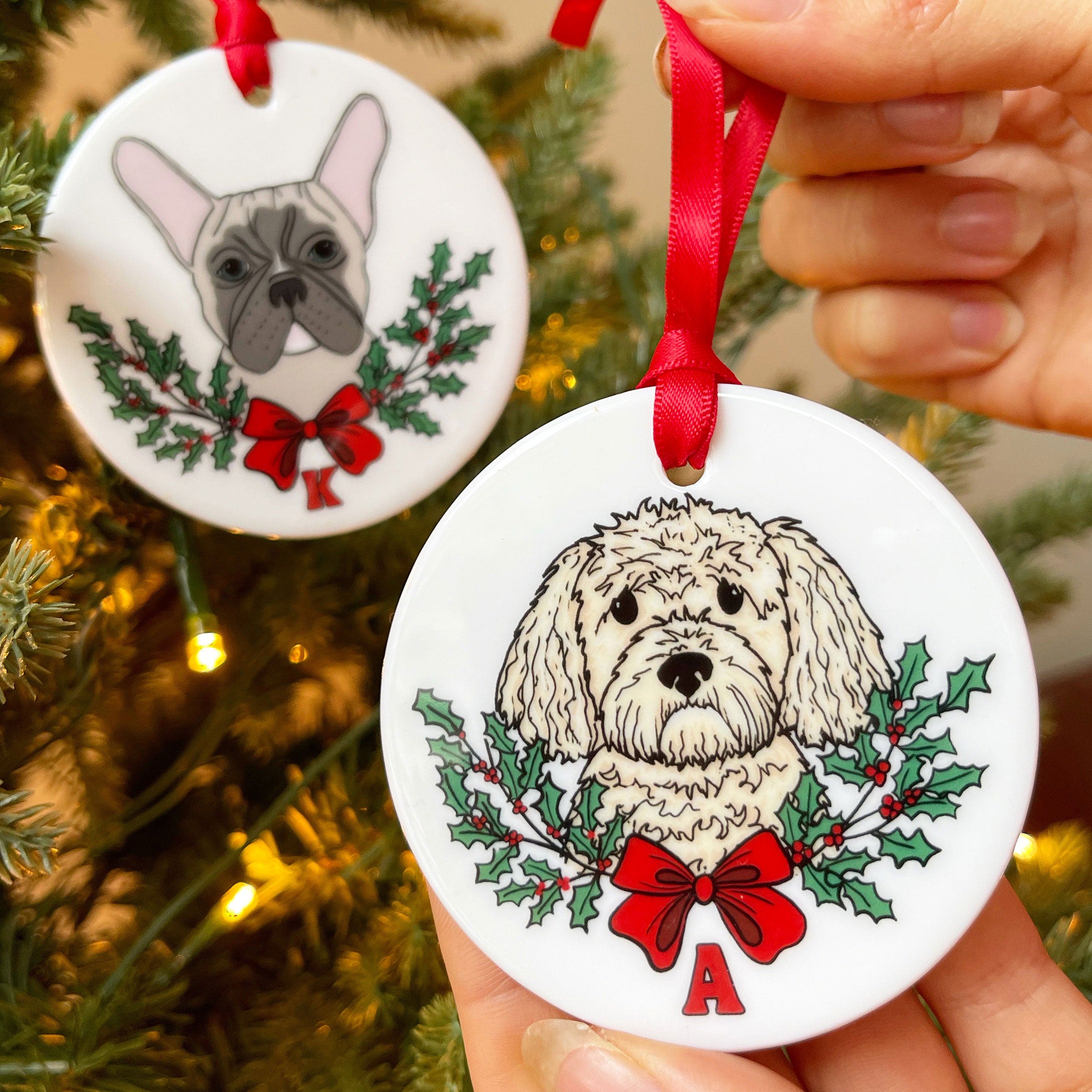 Personalised Dog Lover Christmas Tree Decoration