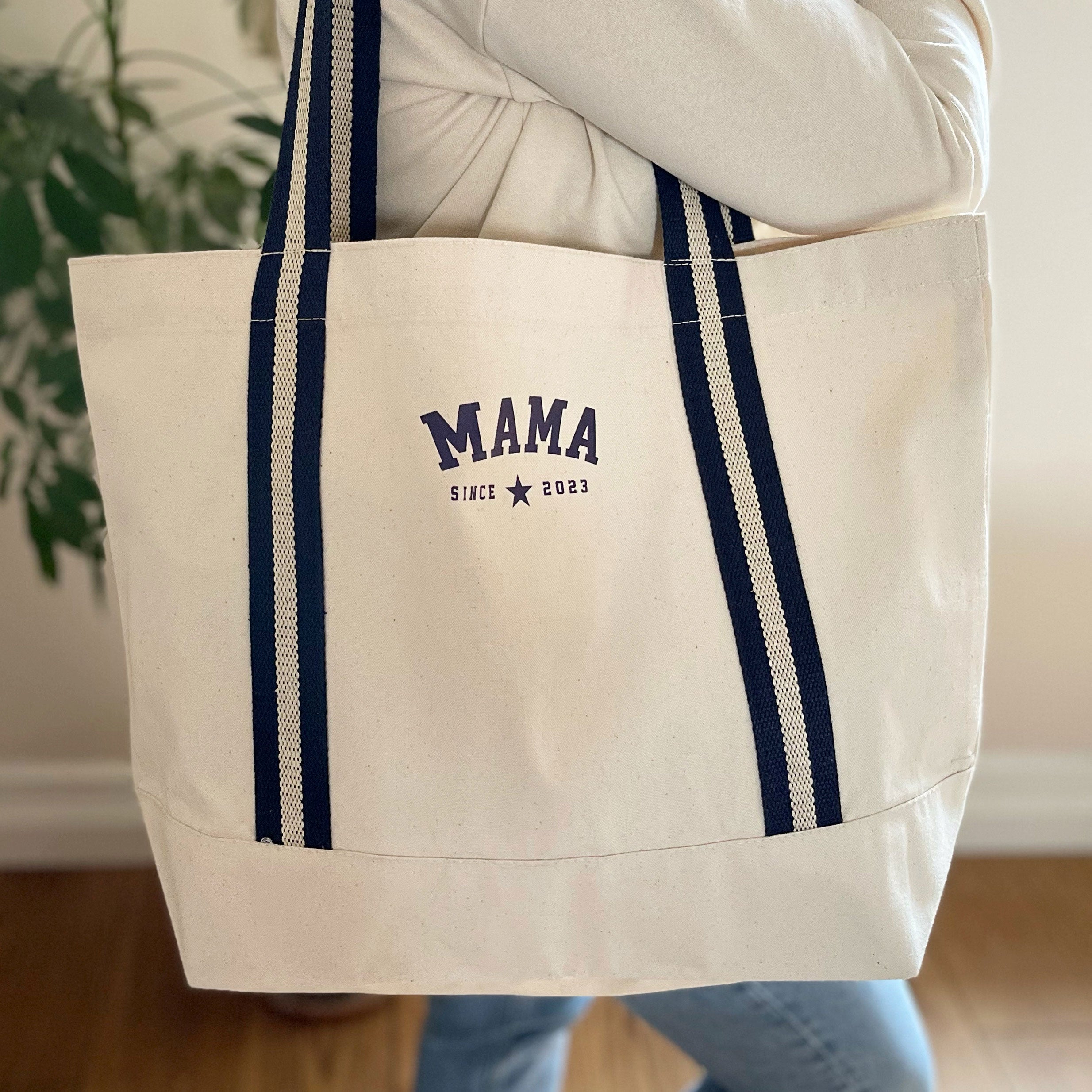 Personalised Mama Cotton Canvas Tote Bag