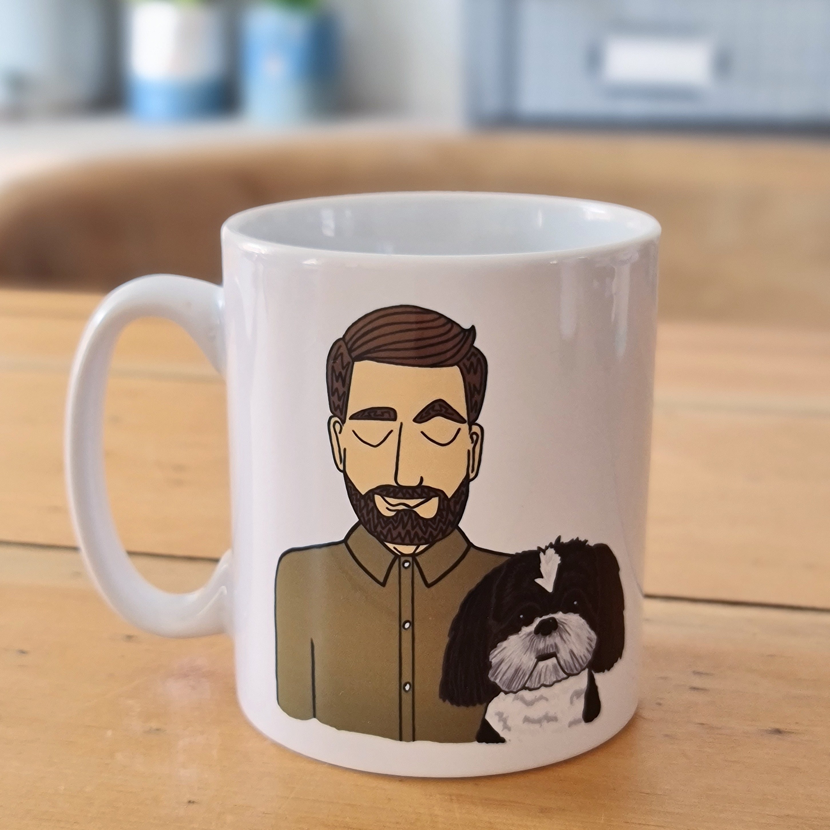 Personalised Dog Dad Mug