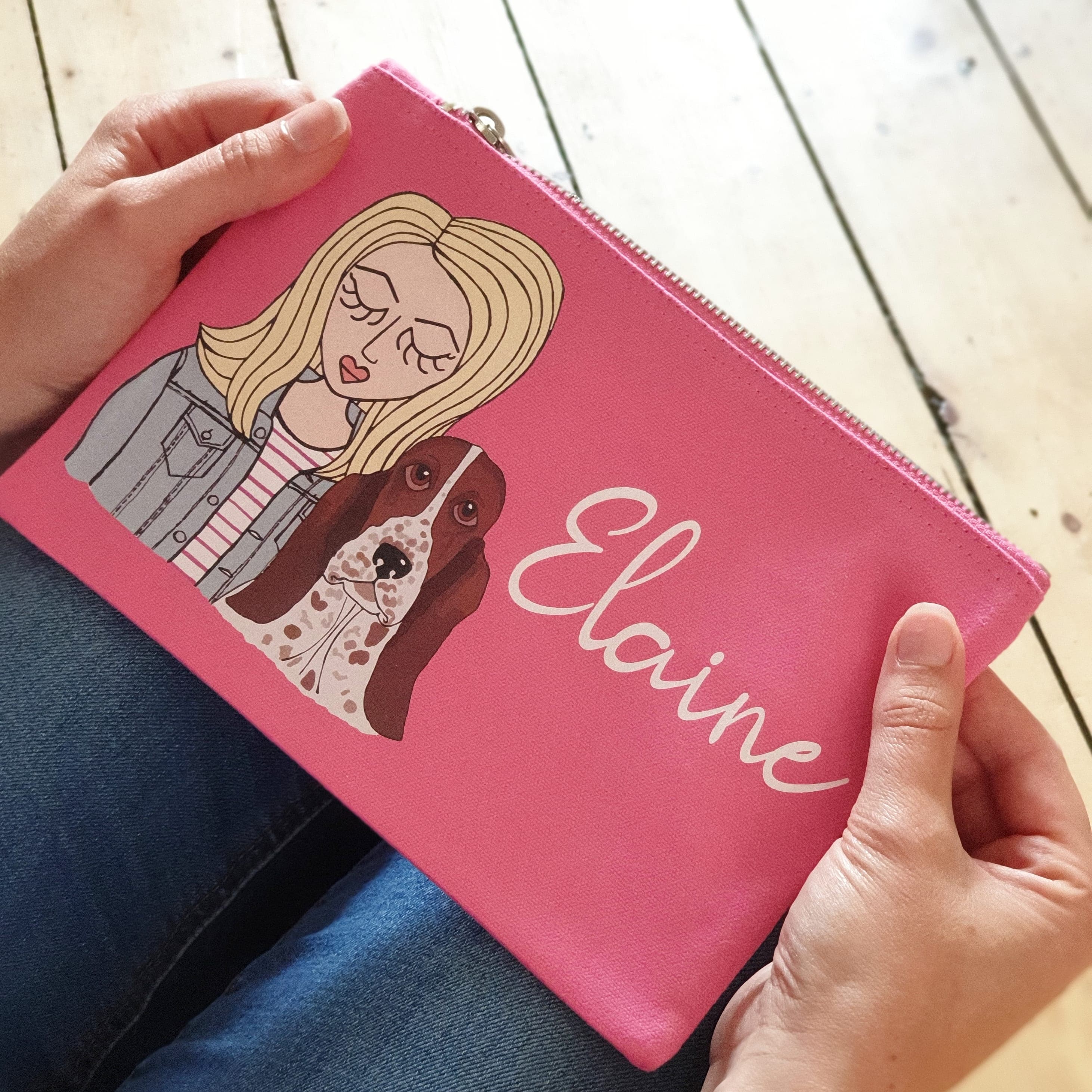 Personalised Dog Mum Makeup Bag