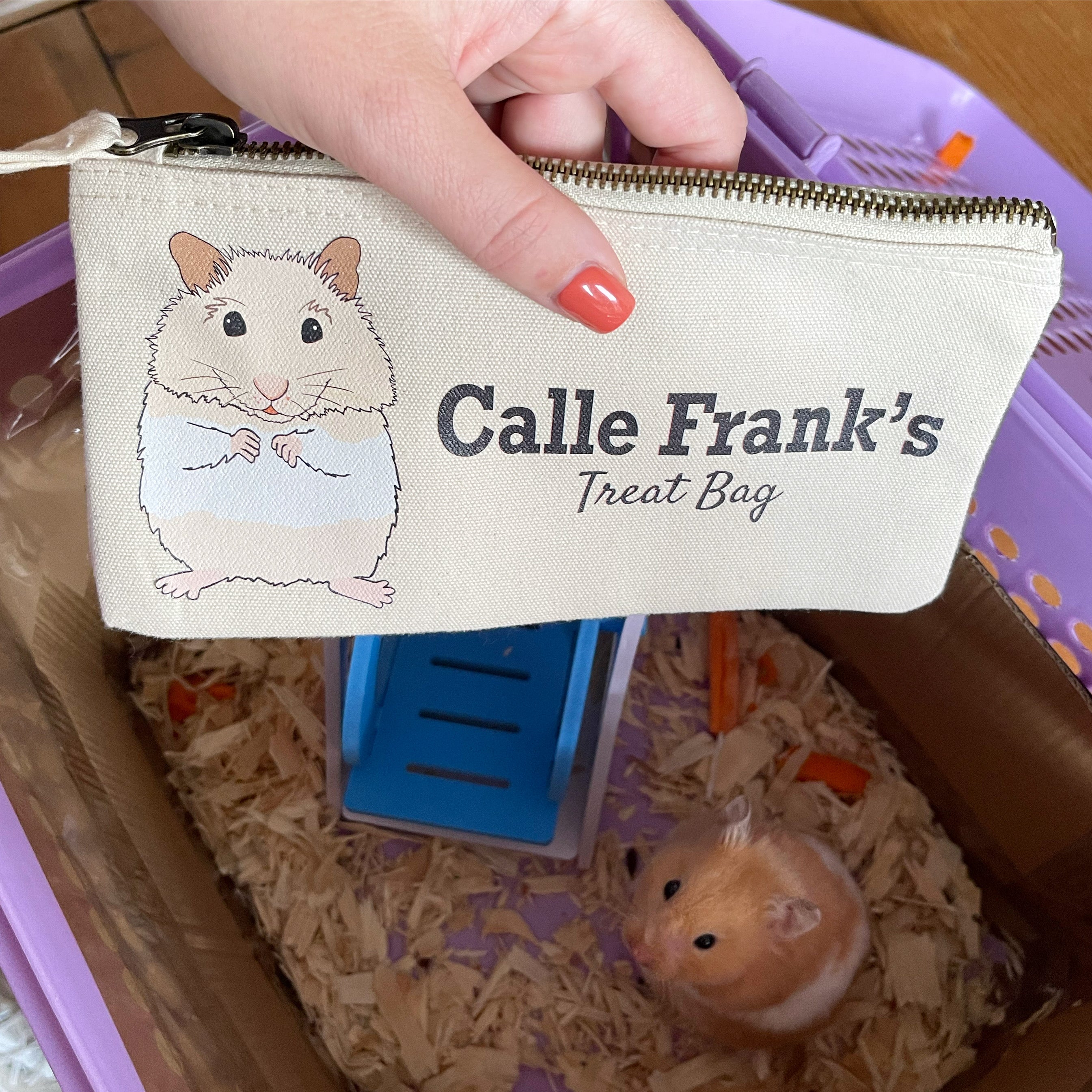 Personalised Hamster, Rabbit, Guinea pig Treat Bag