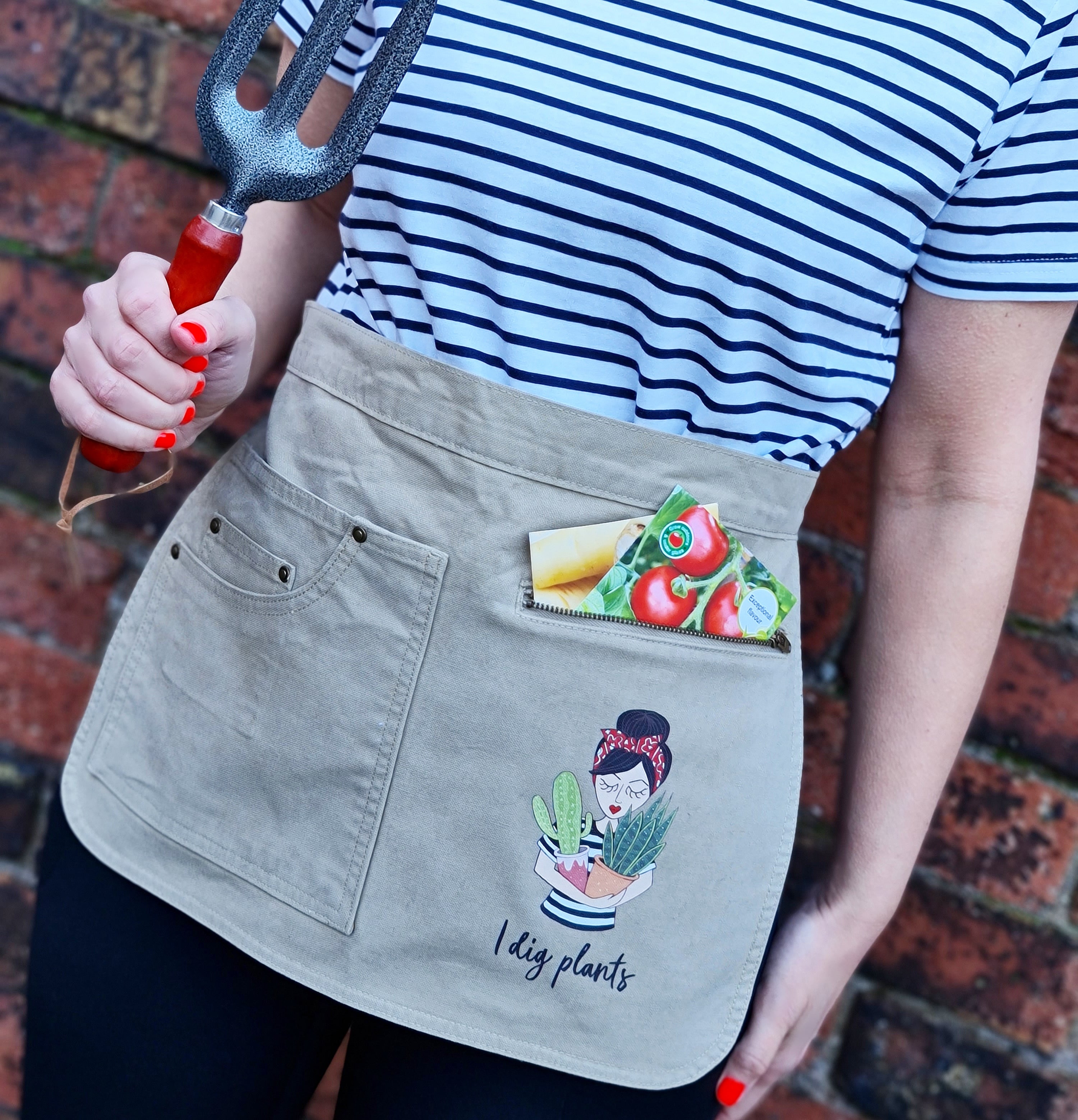 Personalised Plant Lady Gardening Apron