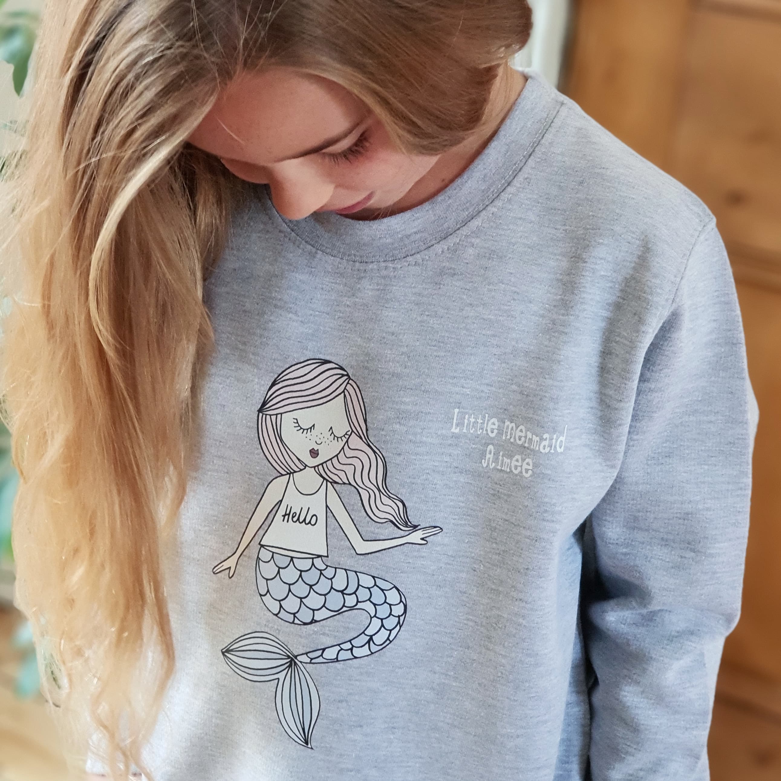 Personalised Little Mermaid Sweatshirt