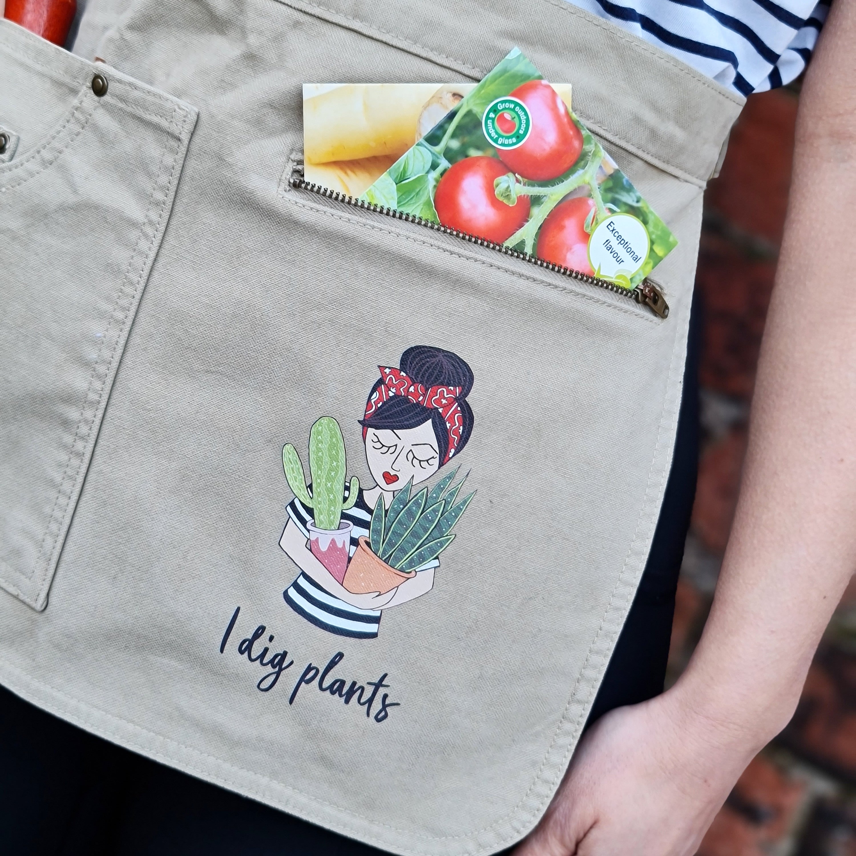 Personalised Plant Lady Gardening Apron