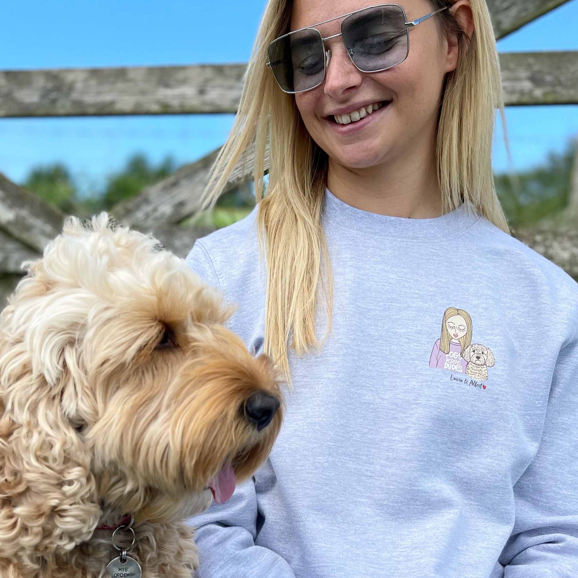 Custom dog sweatshirt cheap