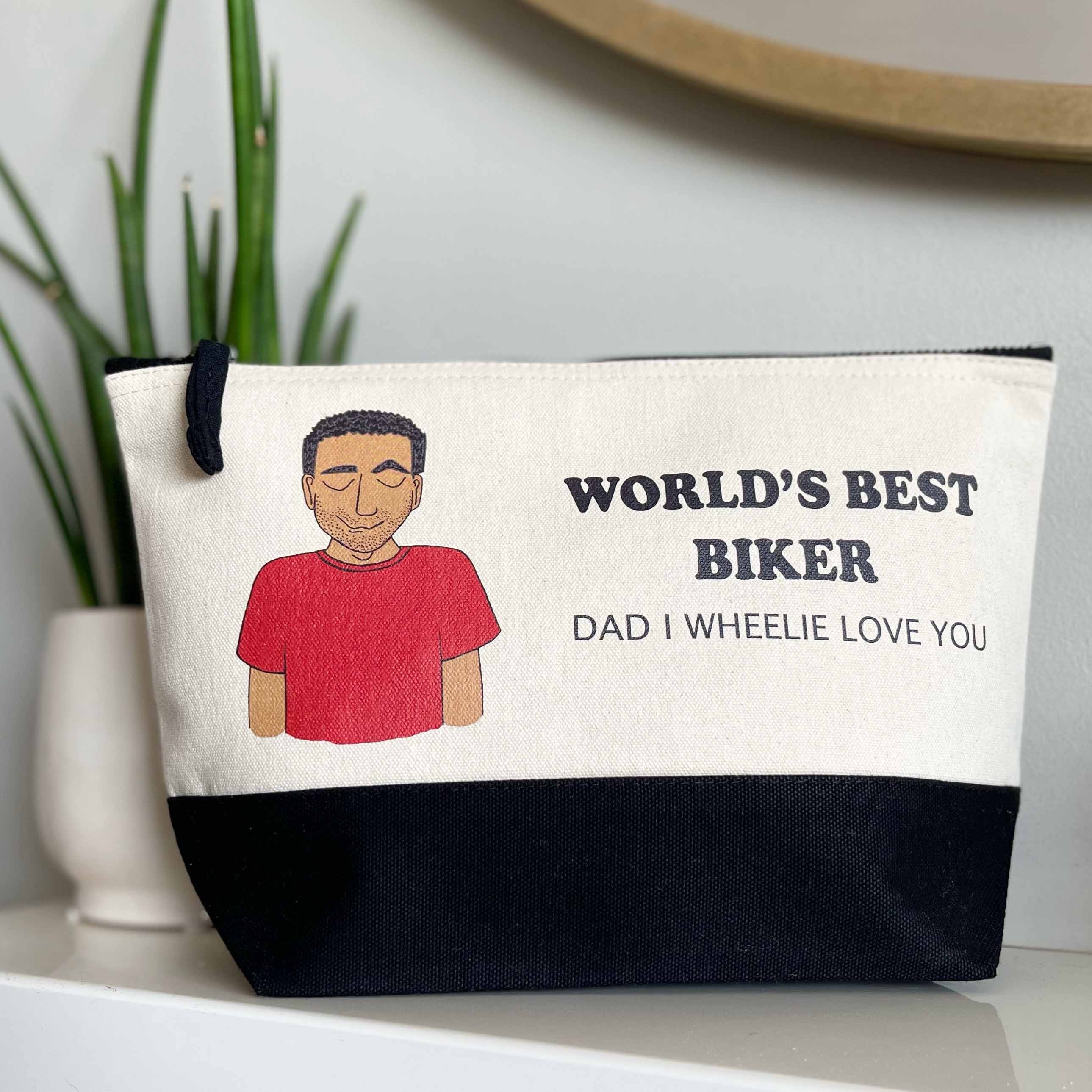 Personalised Worlds Best Men's Washbag
