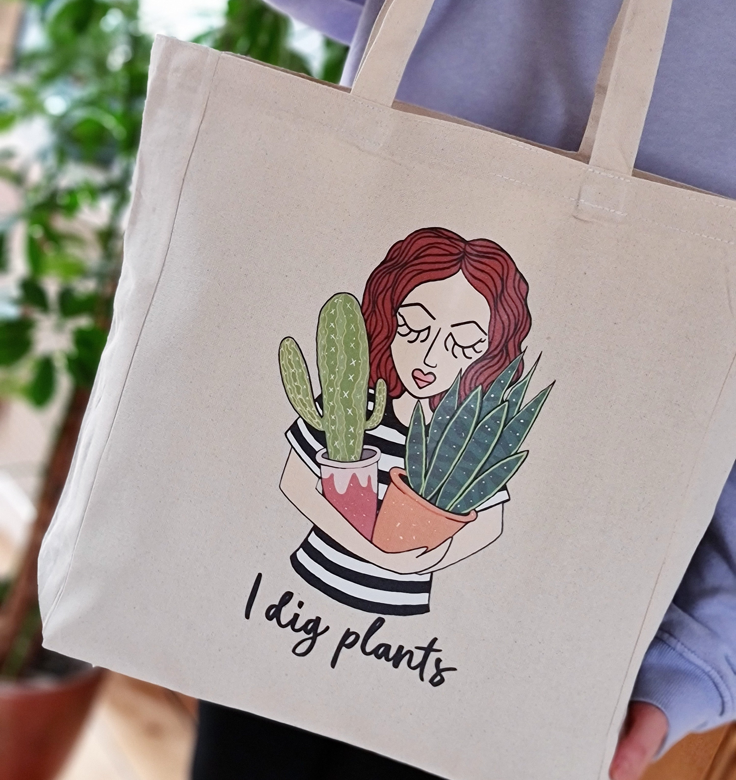 Personalised Plant Lady Tote