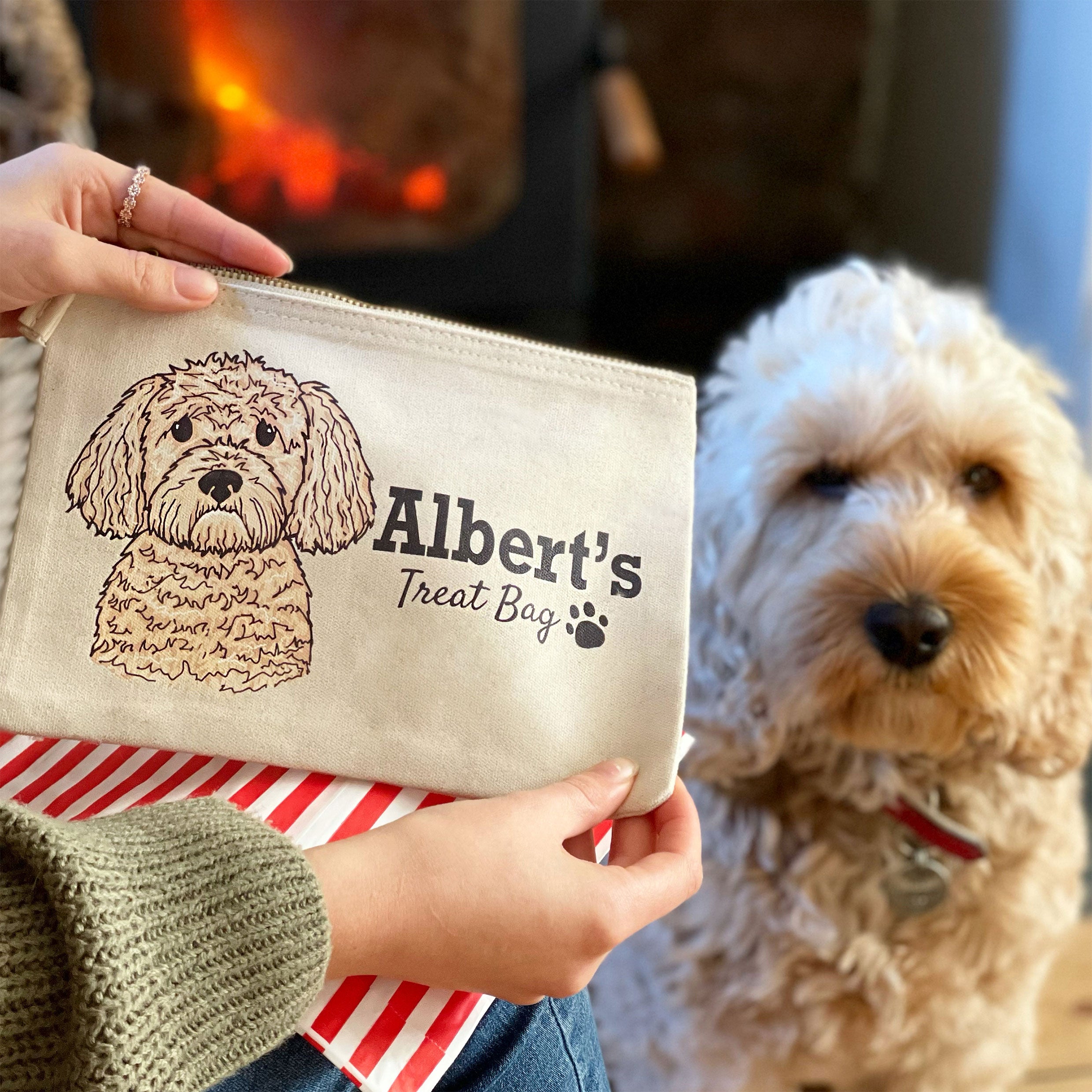 Personalised Dog Treat Bag