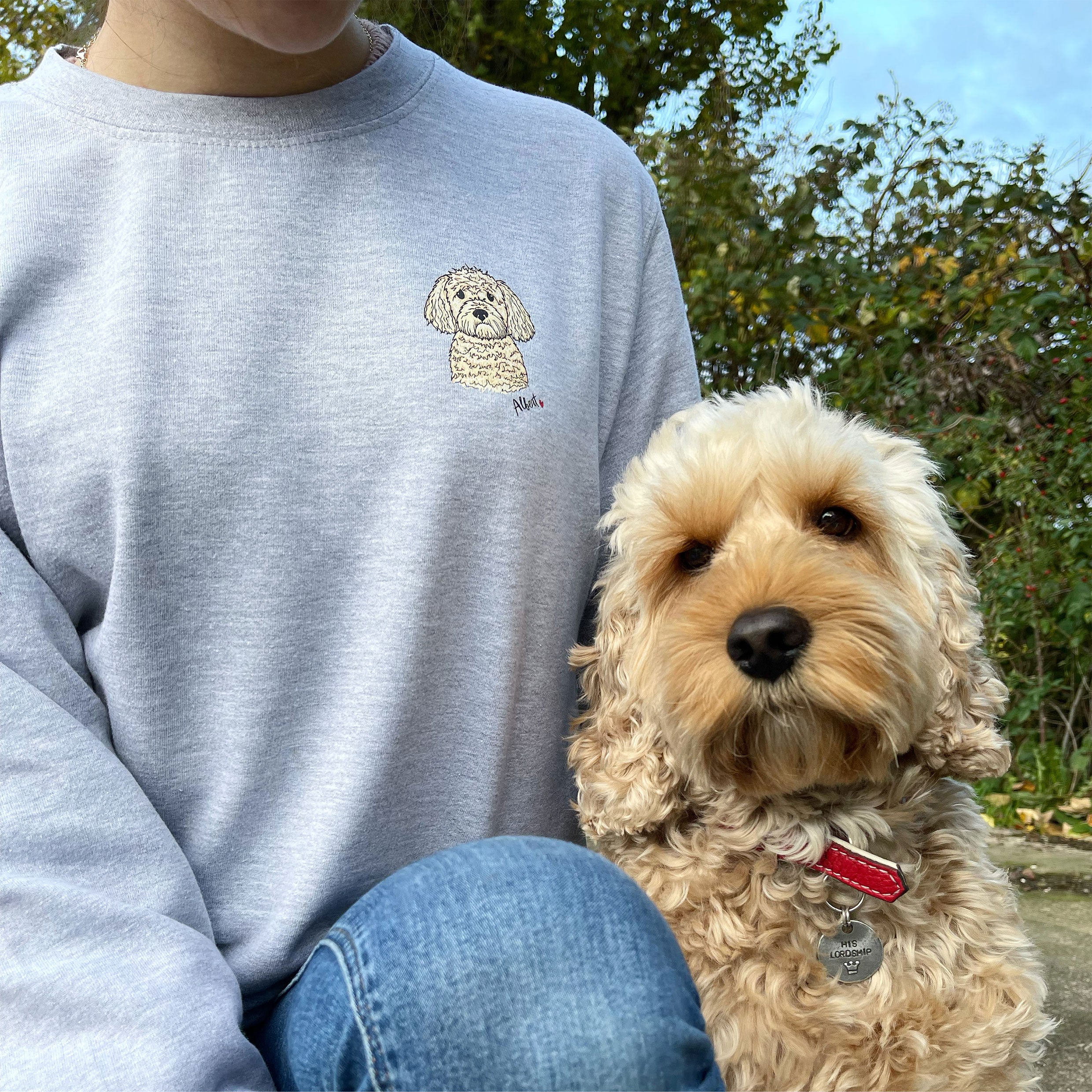 Personalised Dog Motif Sweatshirt