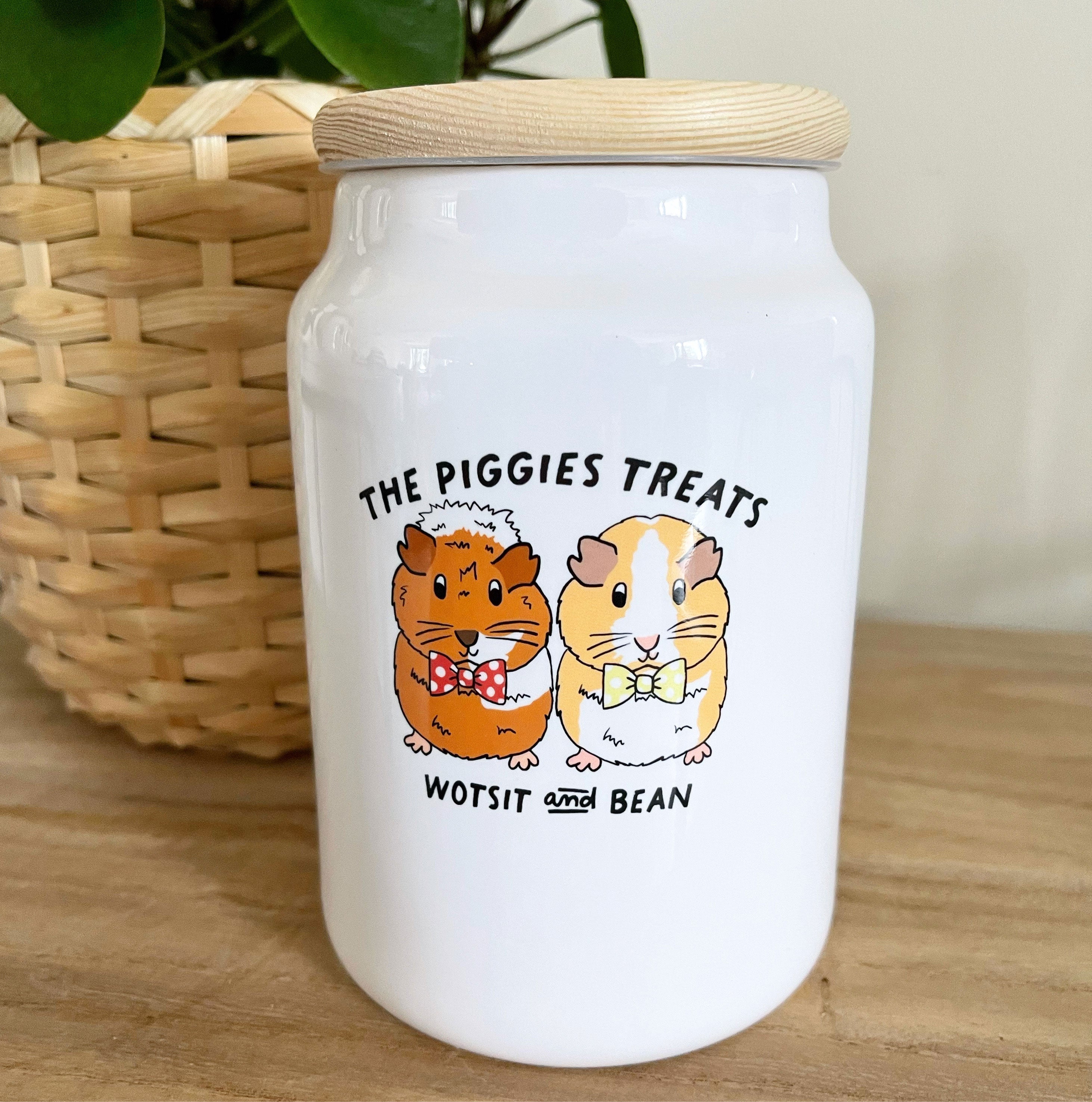 Personalised Guinea Pig Treat Jar