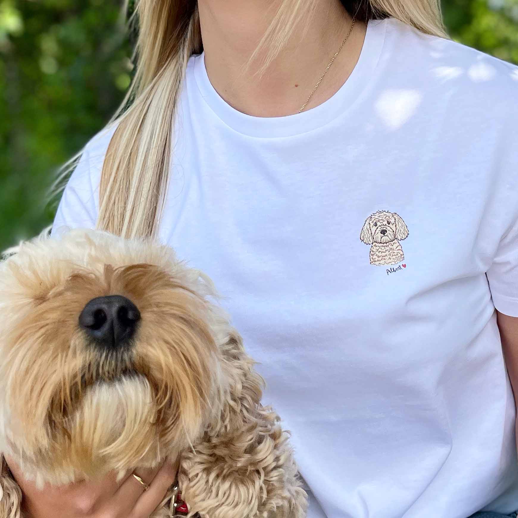 Personalised Dog Motif T shirt