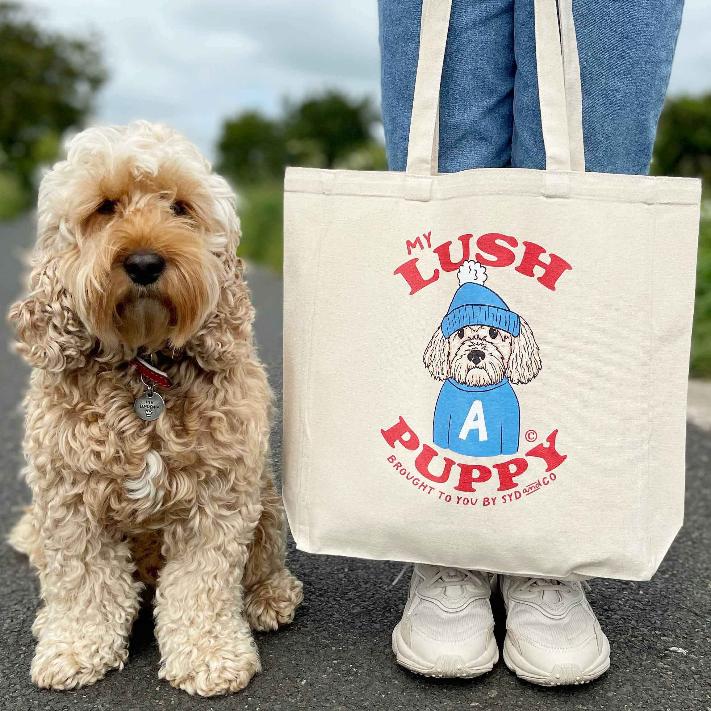 Personalised My Lush Puppy Tote