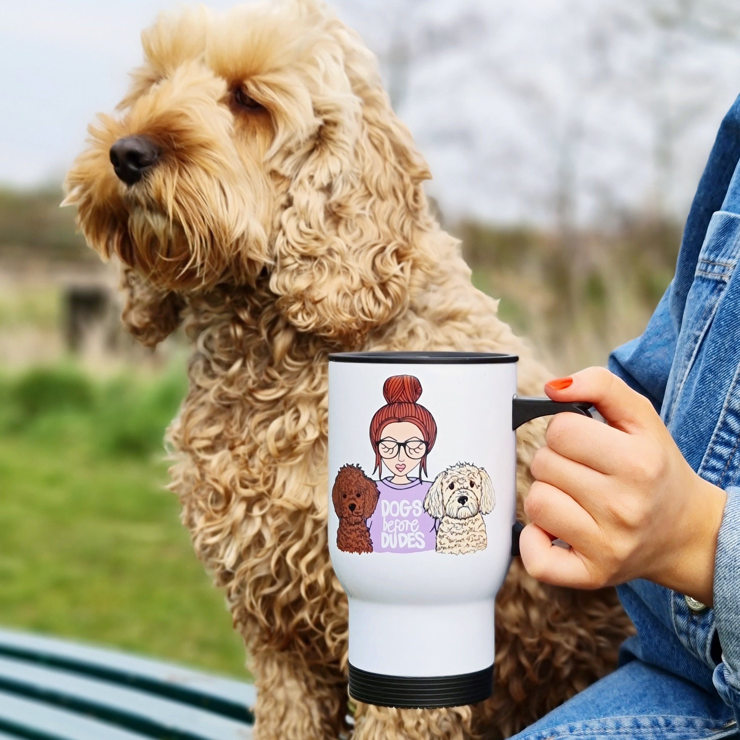 Personalised Dog Mum Travel Mug
