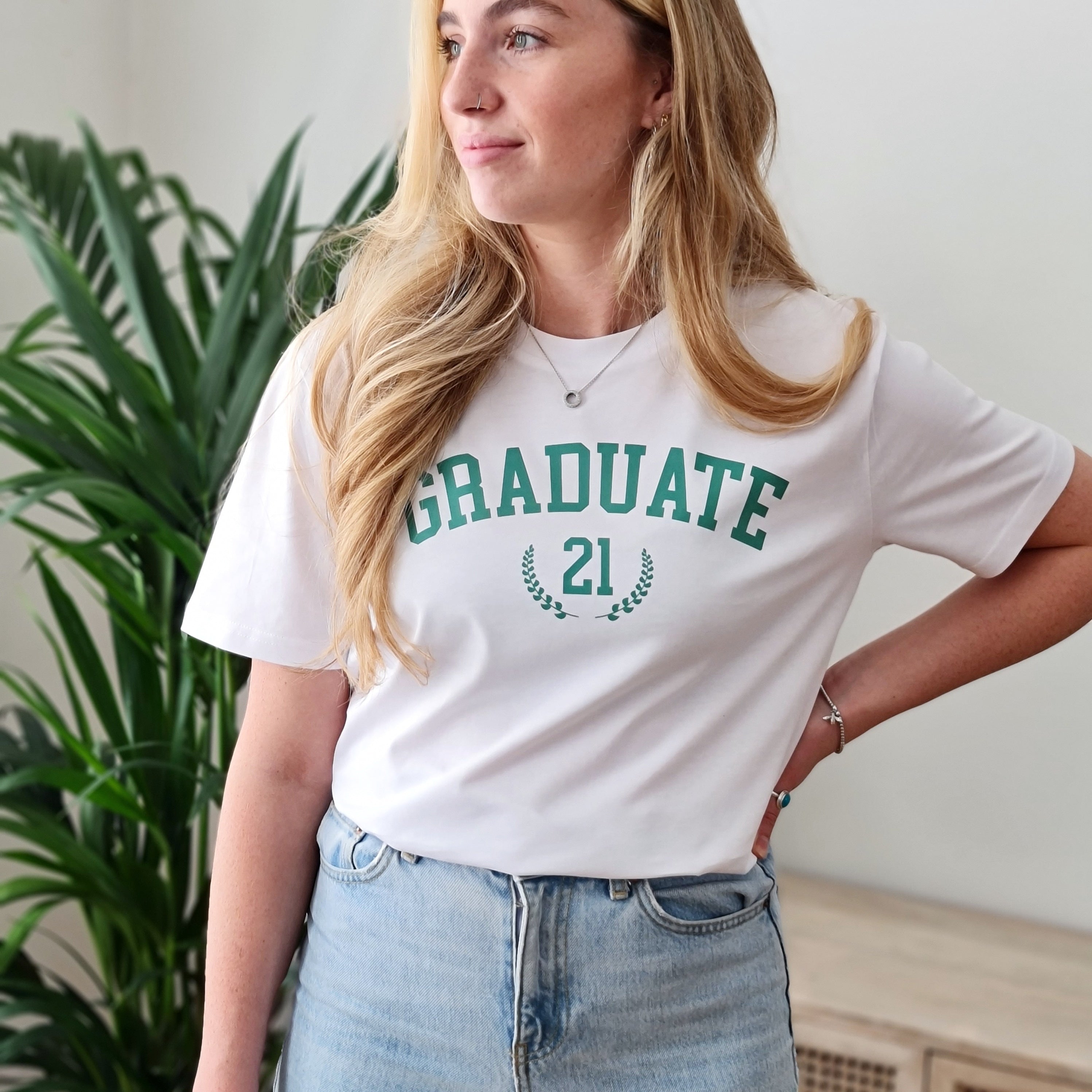 Personalised Graduation Organic T Shirt