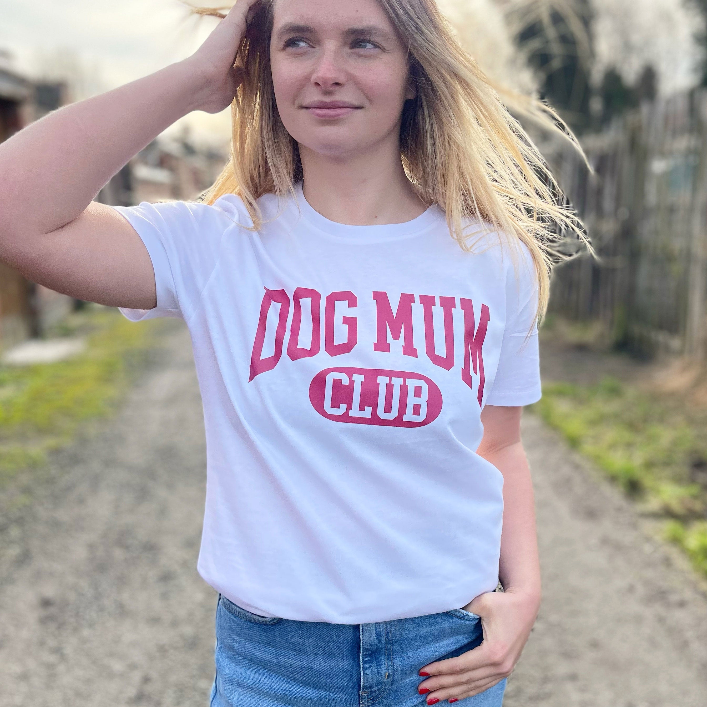 Dog Mum Club Organic T Shirt