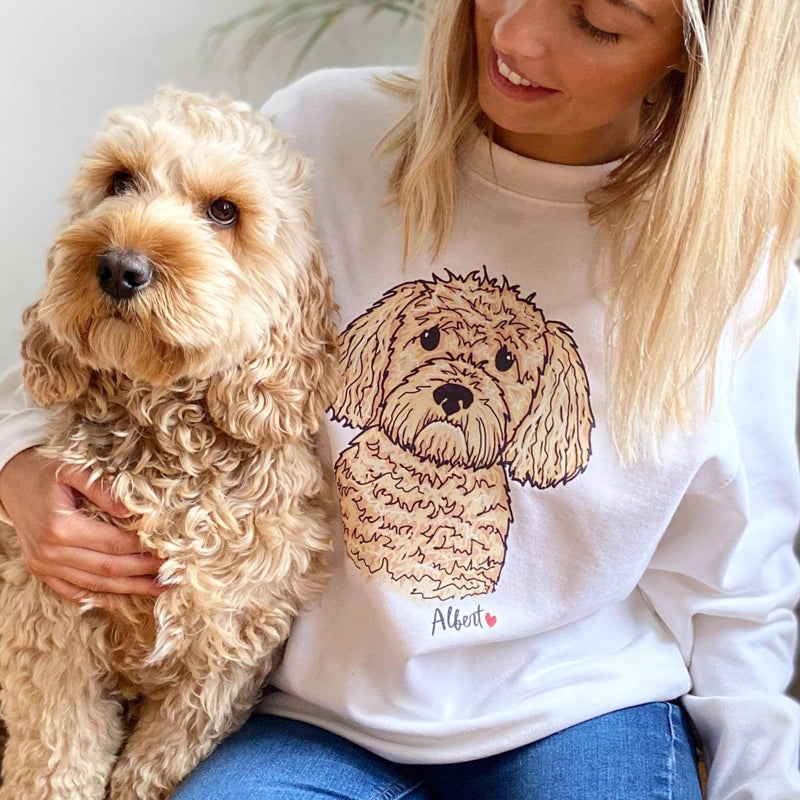 Personalised Dog Illustration Jumper