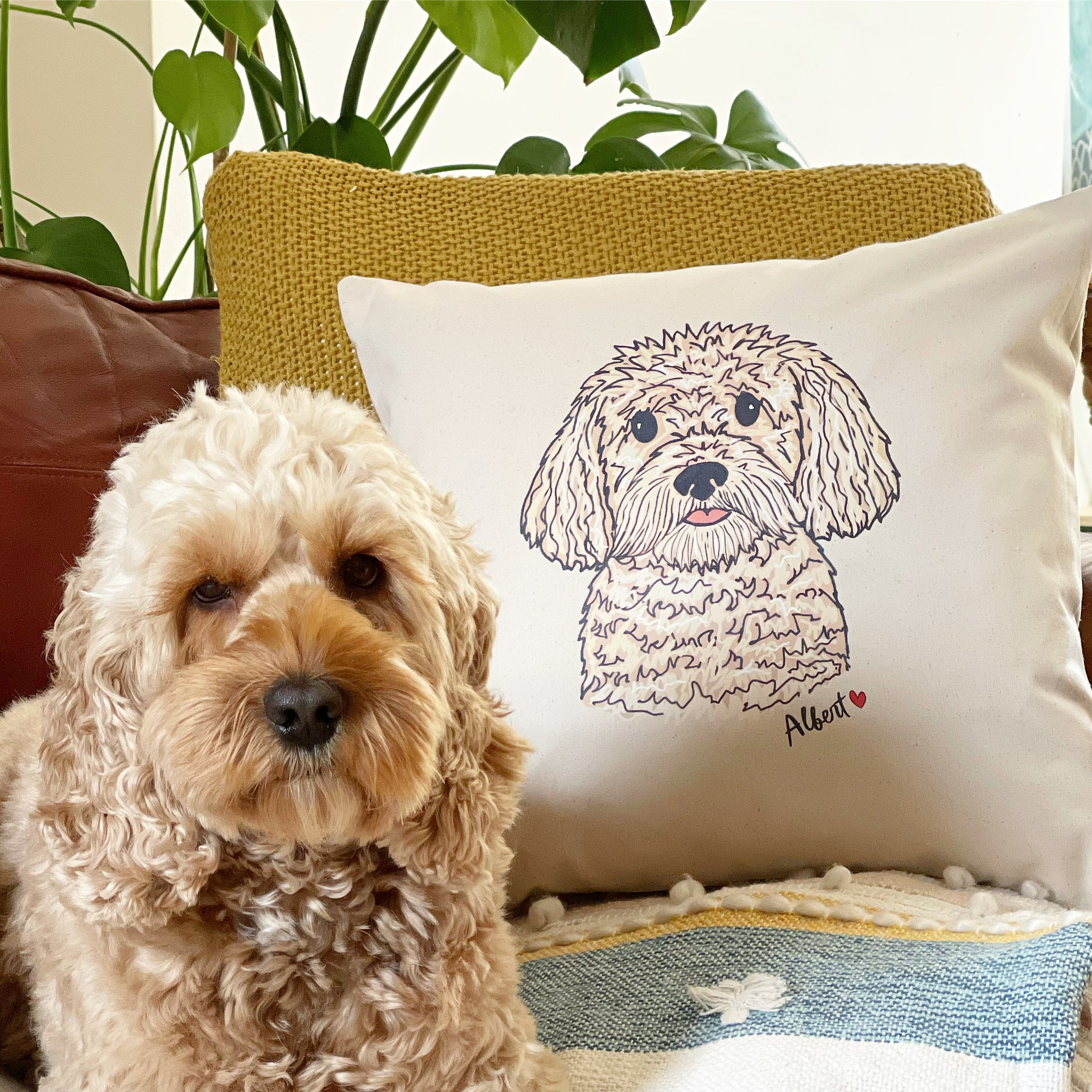 Personalised Dog Lover Cushion