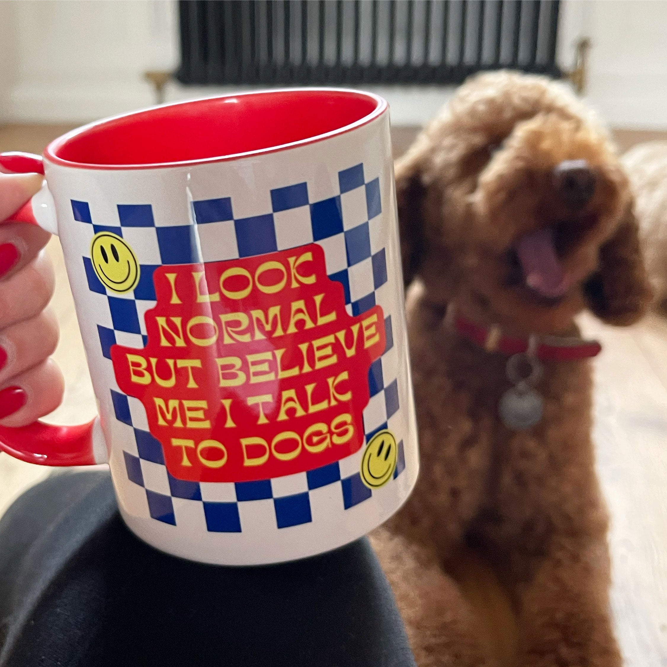 I Talk To Dogs Ceramic Mug