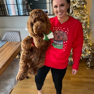 Personalised Dog Lover Christmas Jumper SydandCo