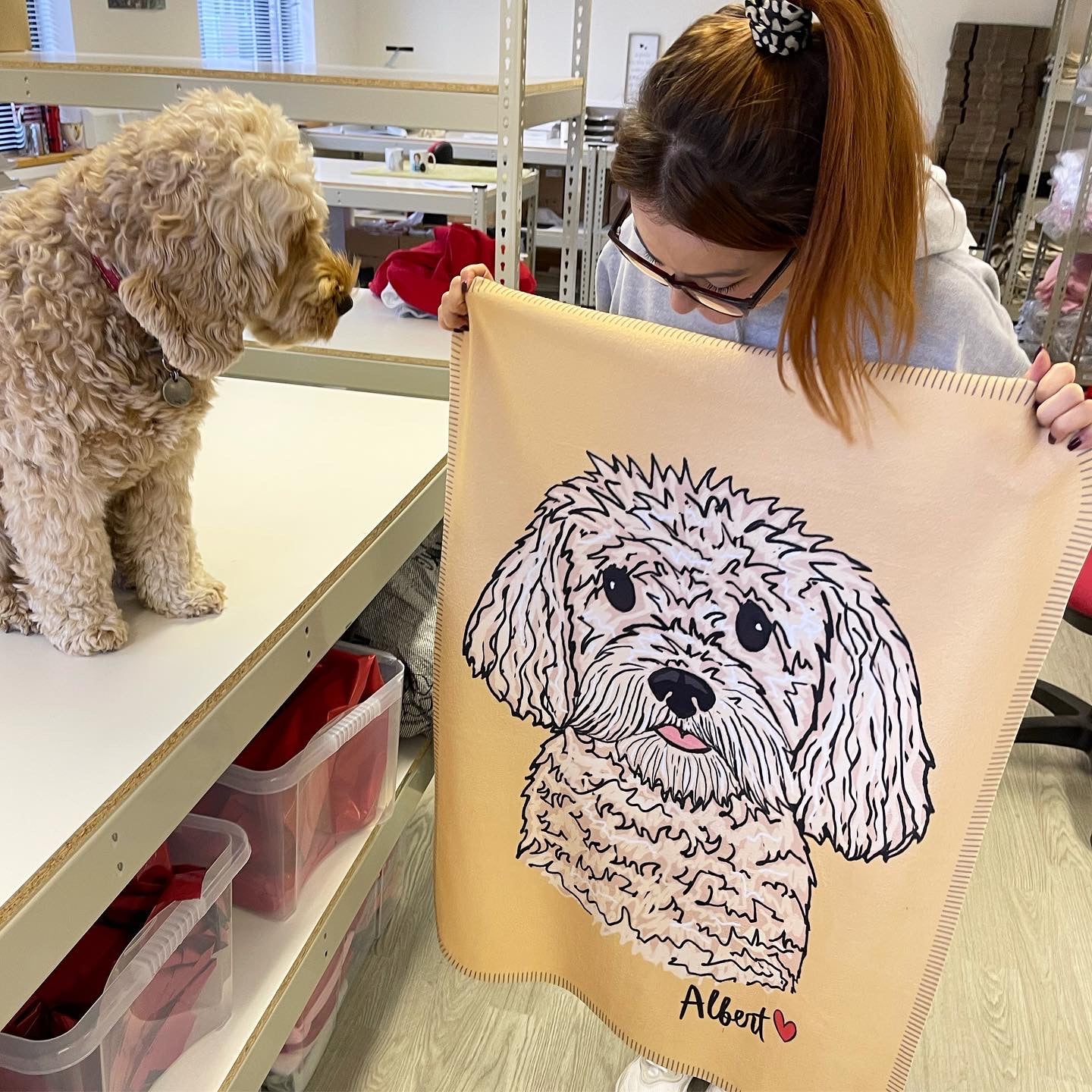 Personalised Fleece Pet Blanket