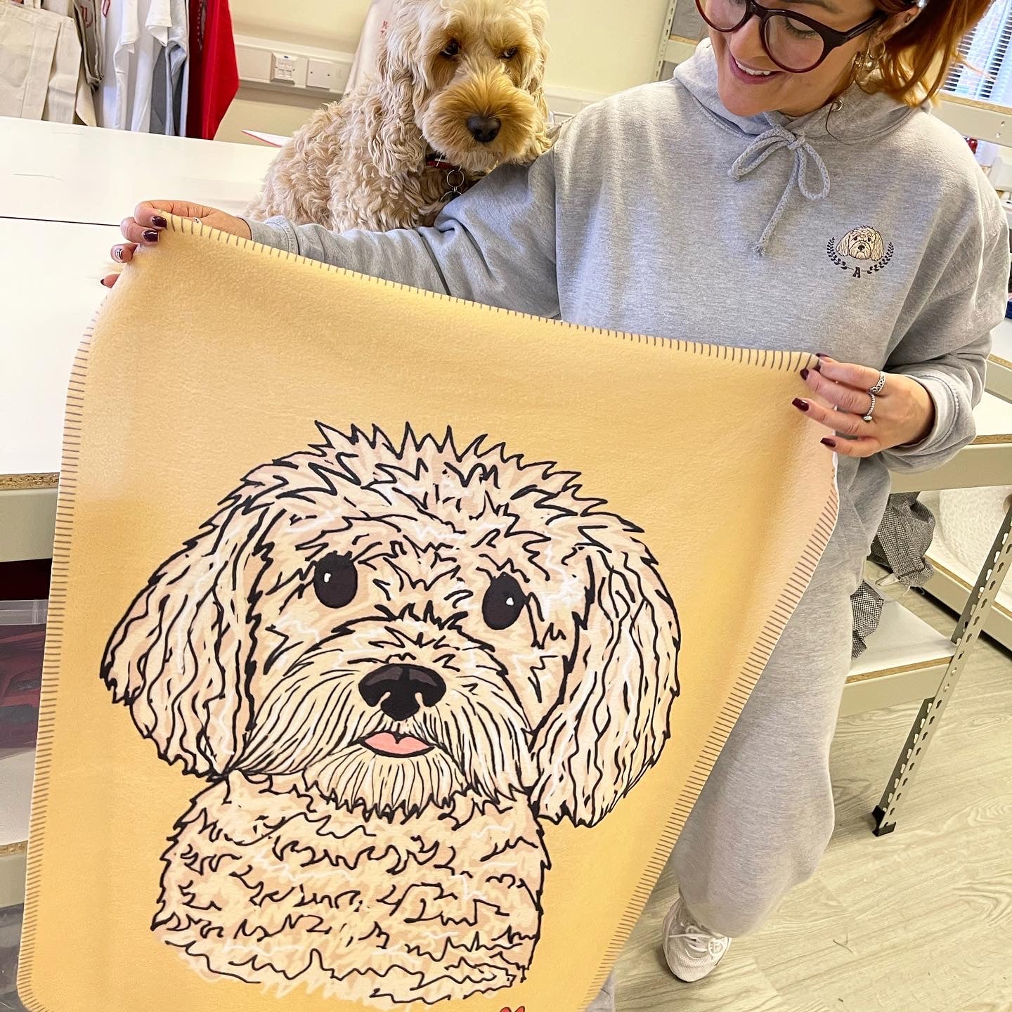 Personalised Fleece Pet Blanket