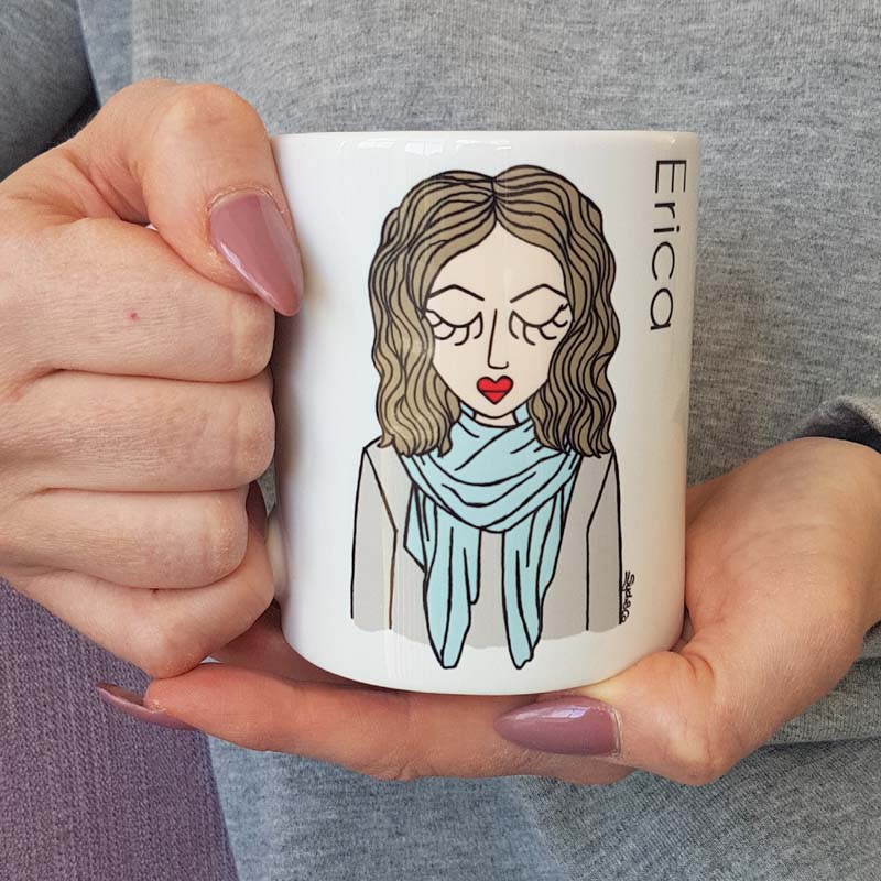 Personalised Miss Pretty Chic Mug