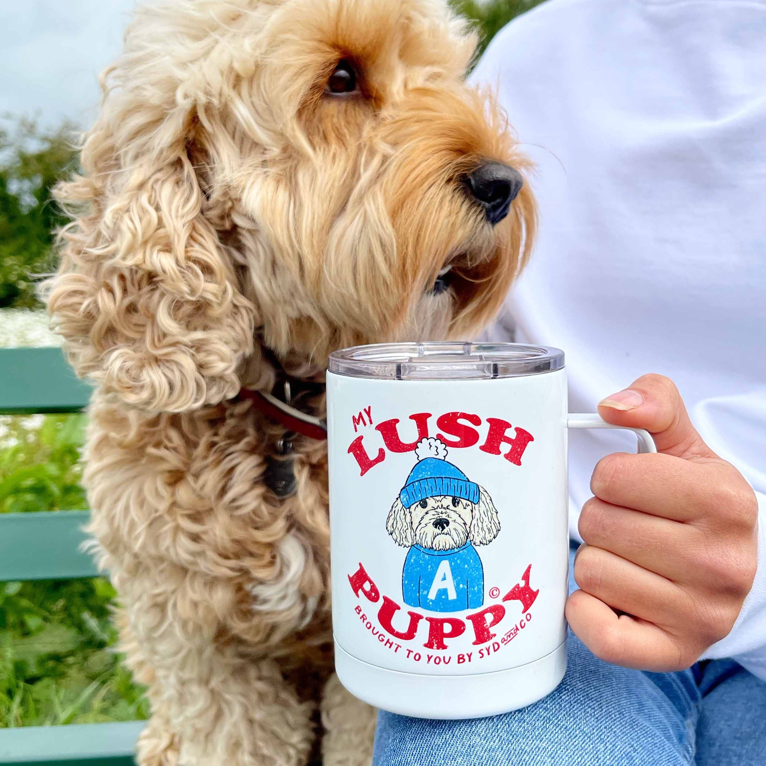 My Lush Puppy Personalised Dog Travel Mug
