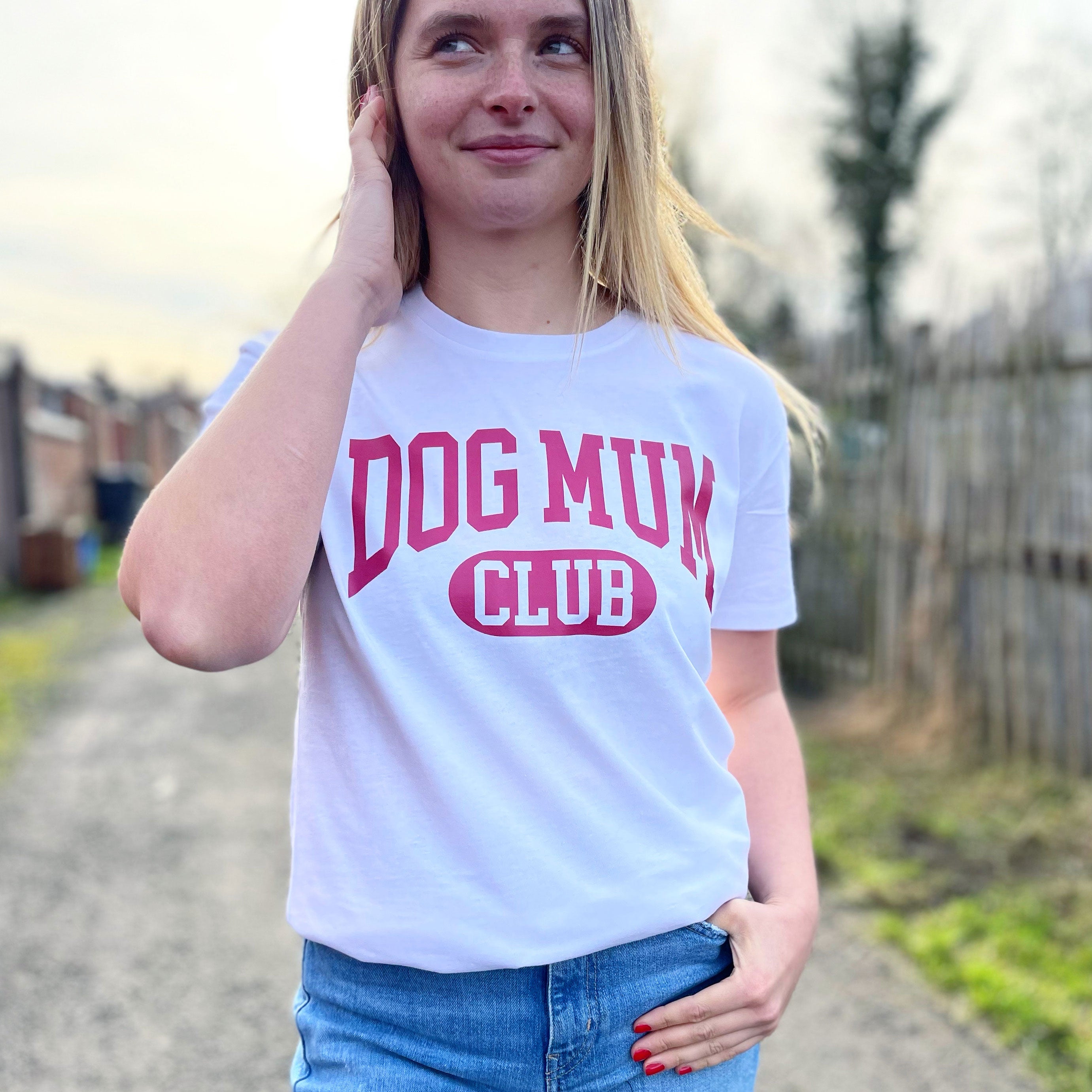 Dog Mum Club Organic T Shirt