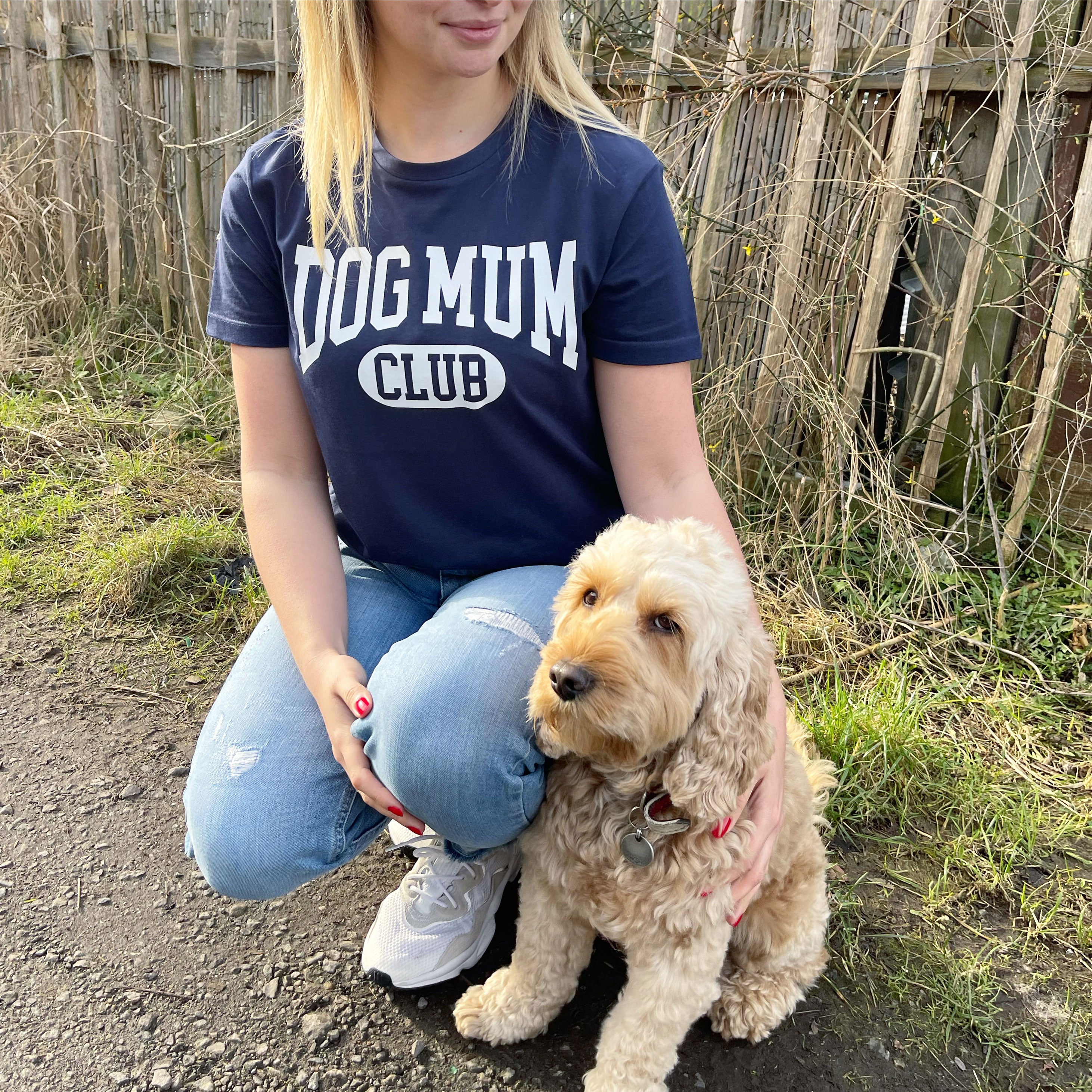 Dog Mum Club Organic T Shirt