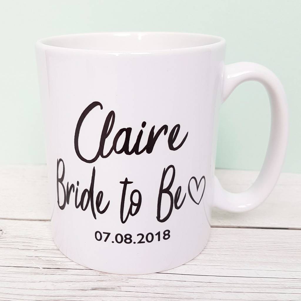 Personalised Bride to Be Mug