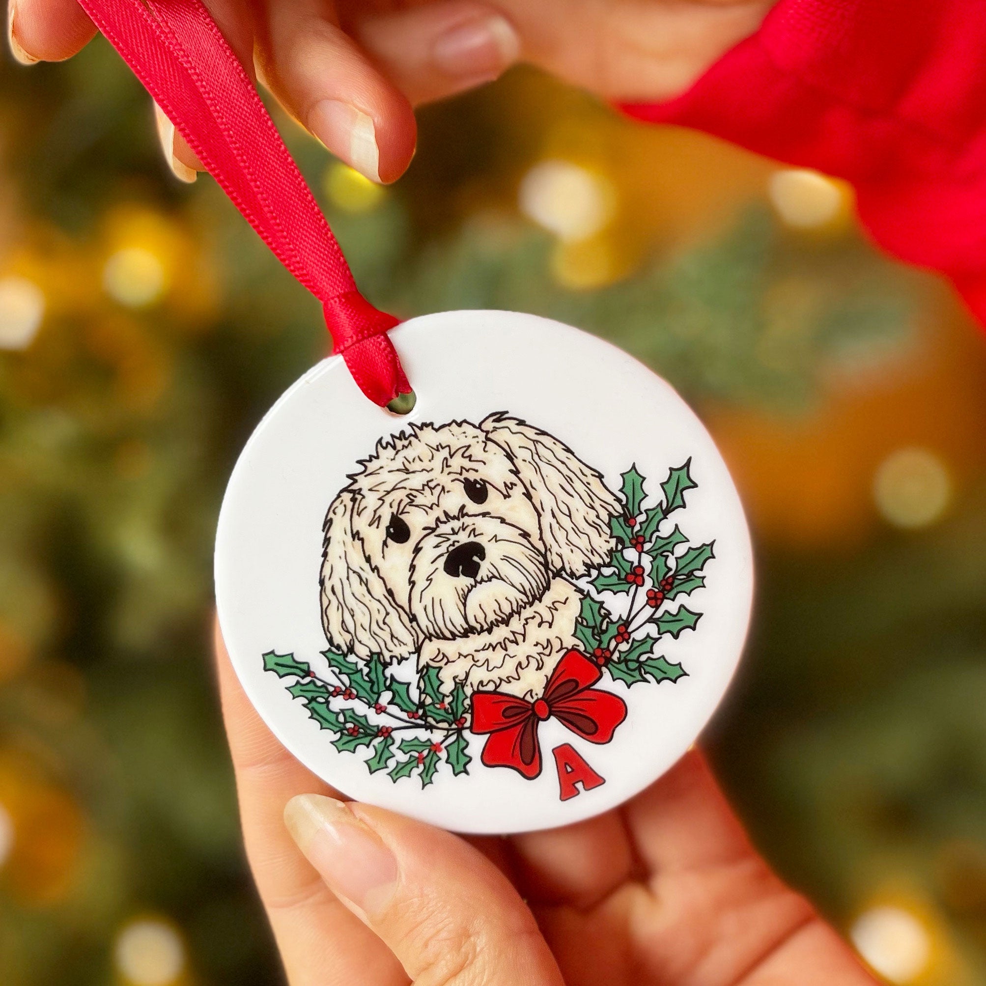 Personalised Dog Lover Christmas Tree Decoration