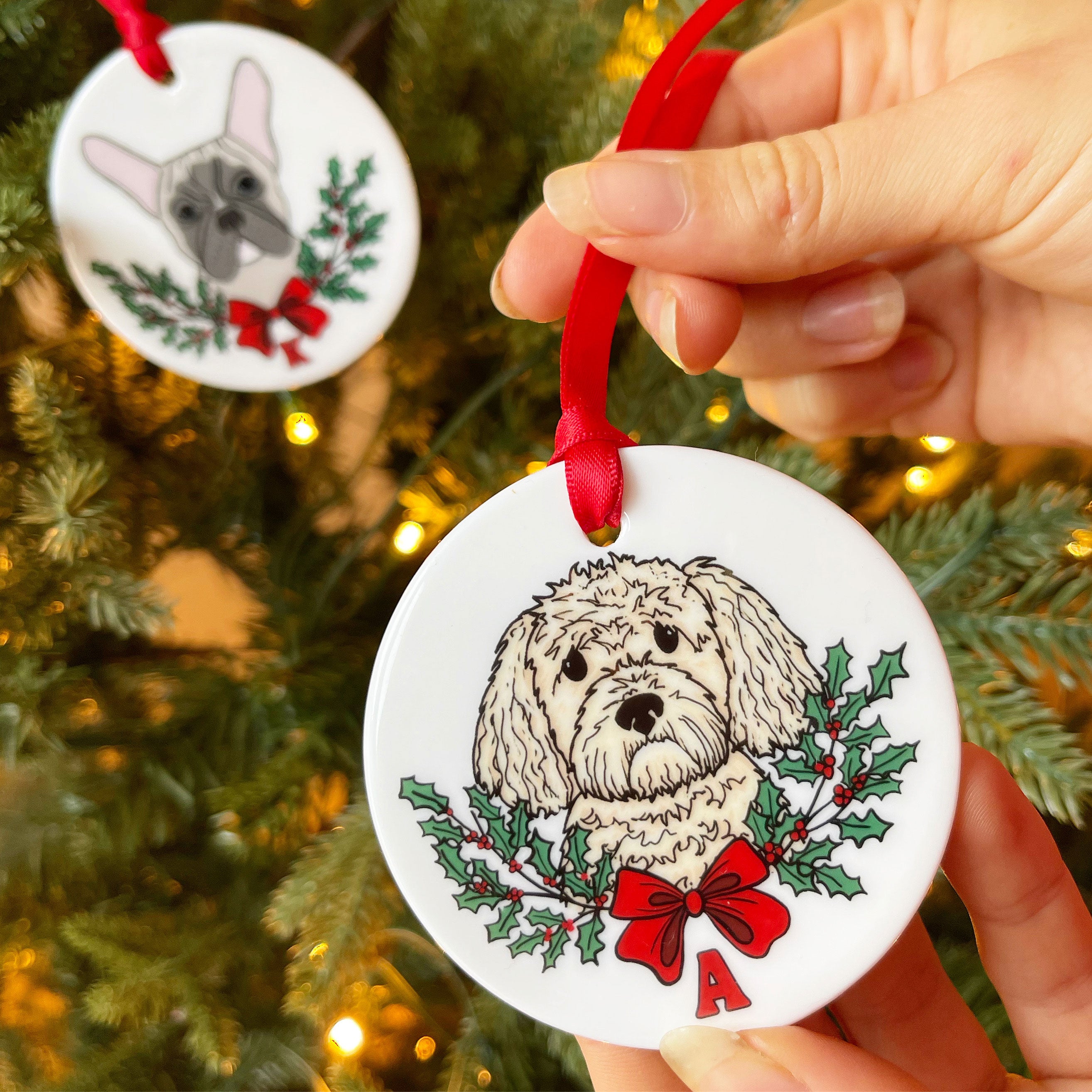 Personalised Dog Lover Christmas Tree Decoration