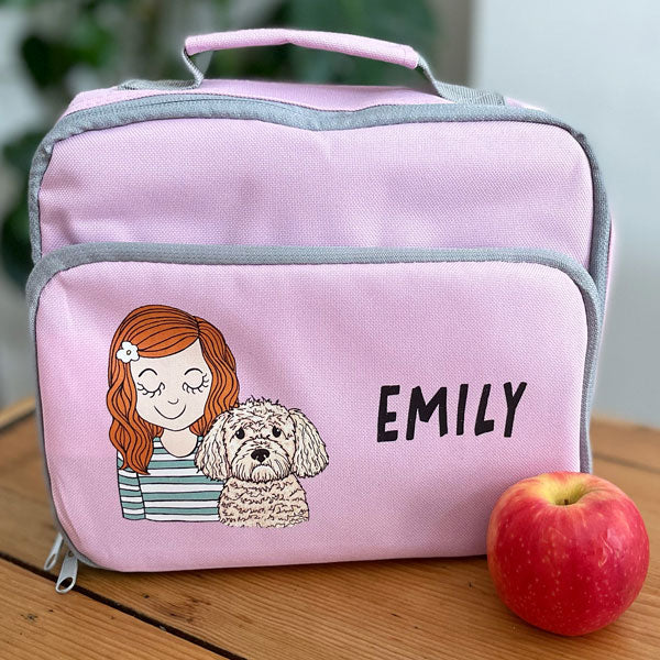 Personalised Back To School Lunch Bag With Pet